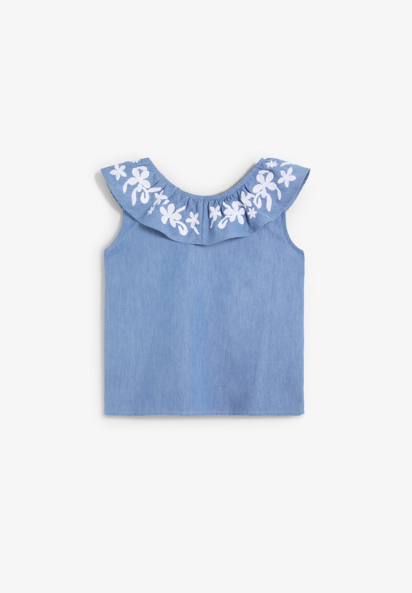 BLUSA DENIM BORDADOS