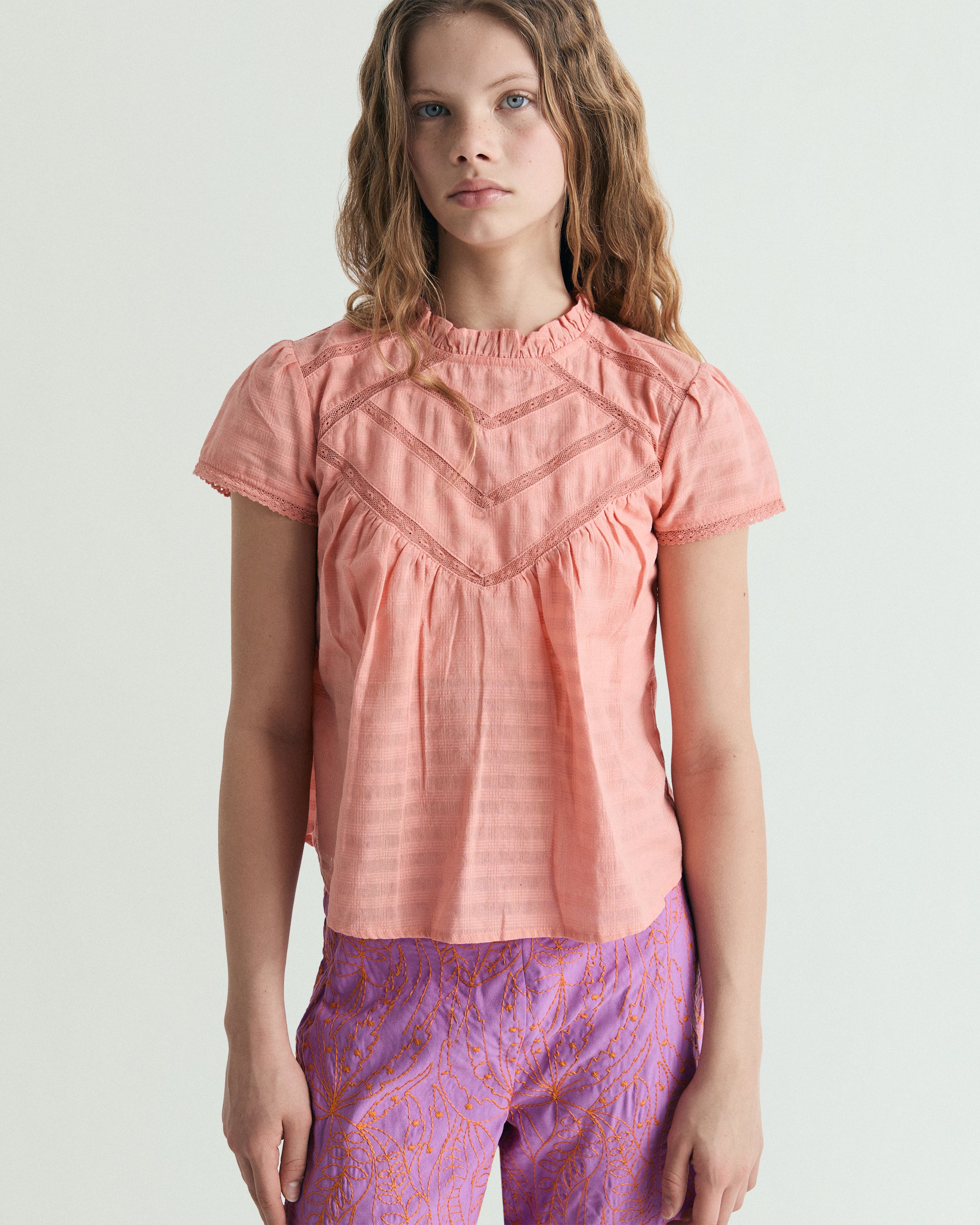 BLUSA DE ALGODÓN BORDADOS