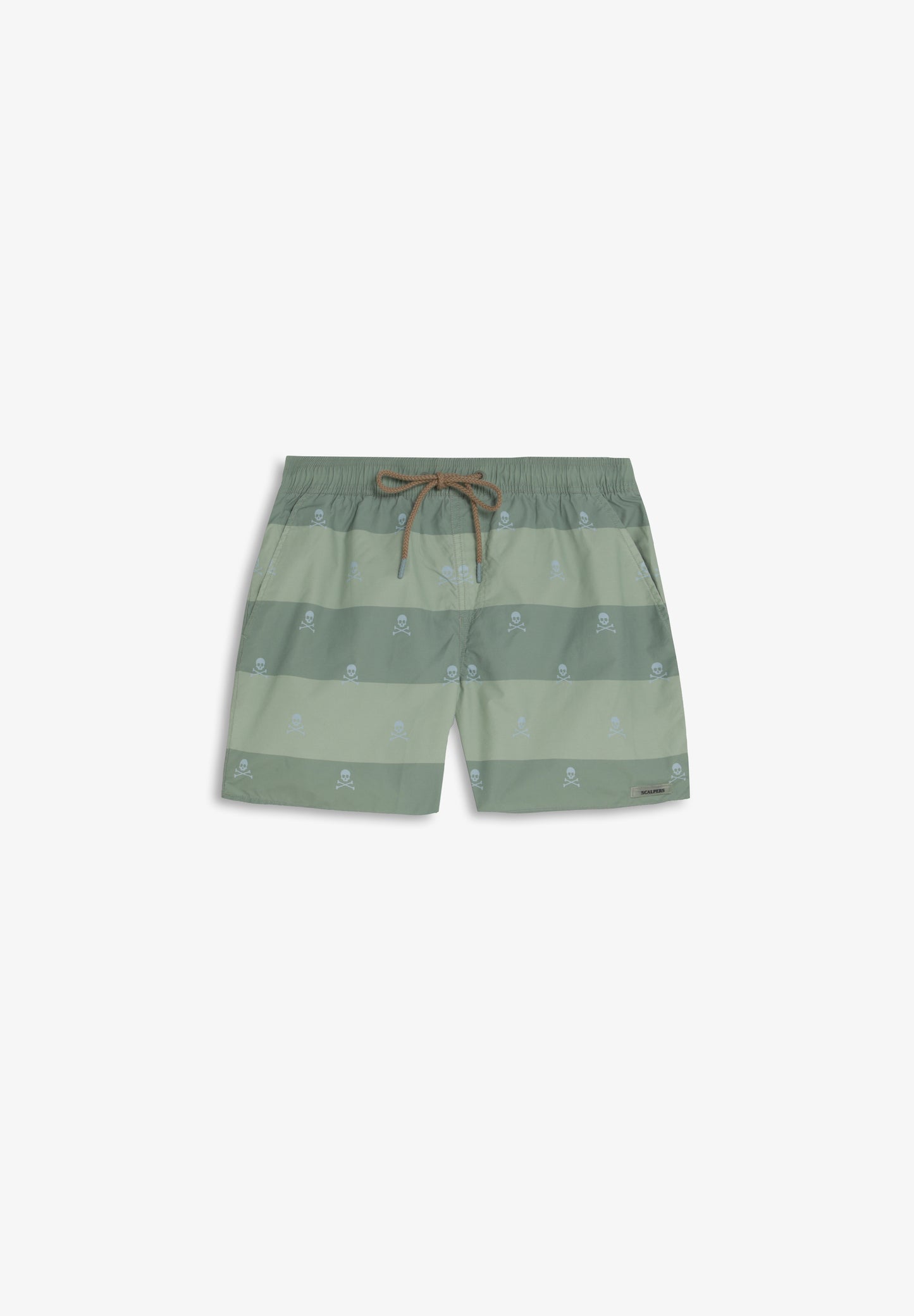 SCSKULL STRIPES SWIMSUIT