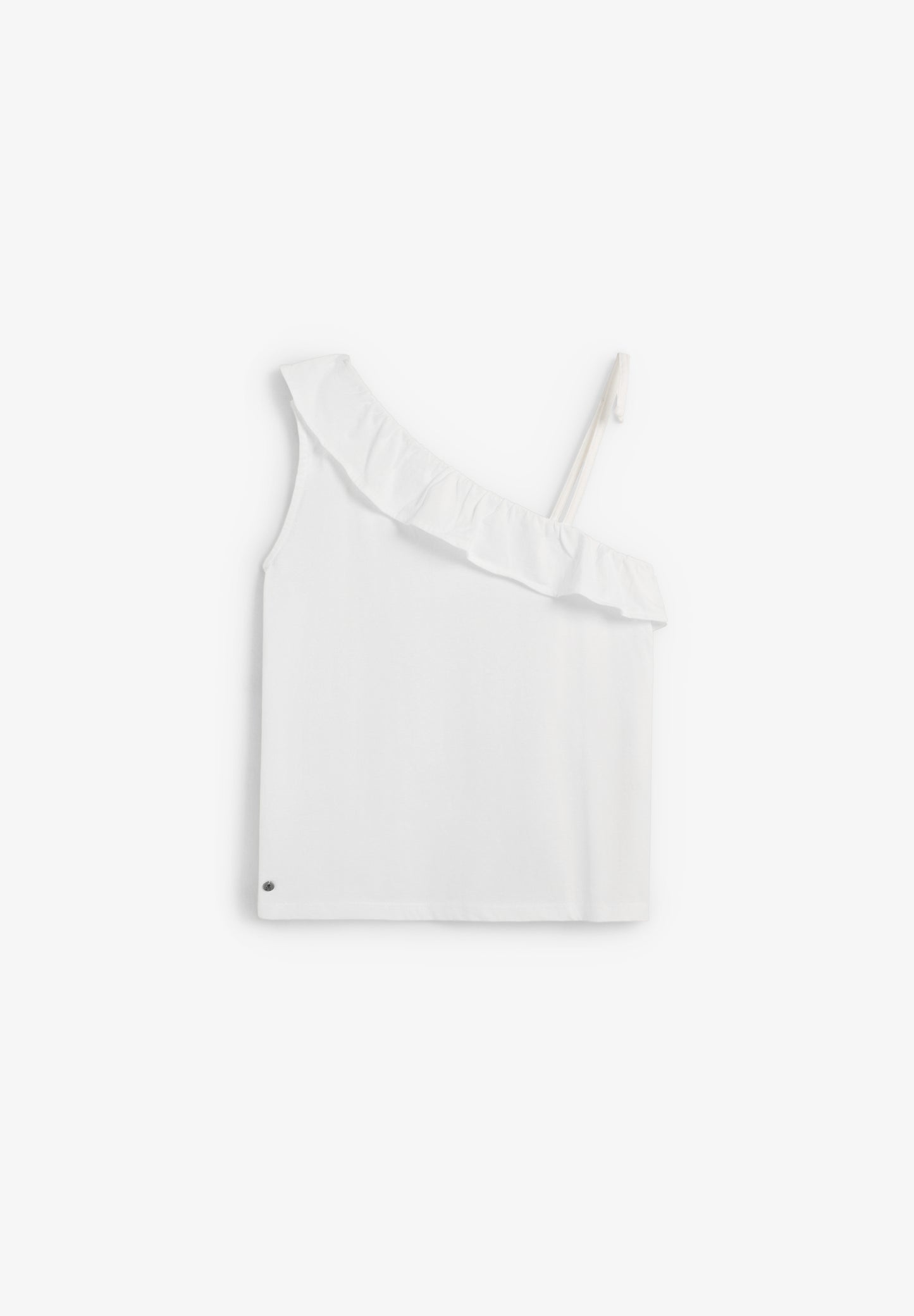 CAMISETA ASIMÉTRICA VOLANTE