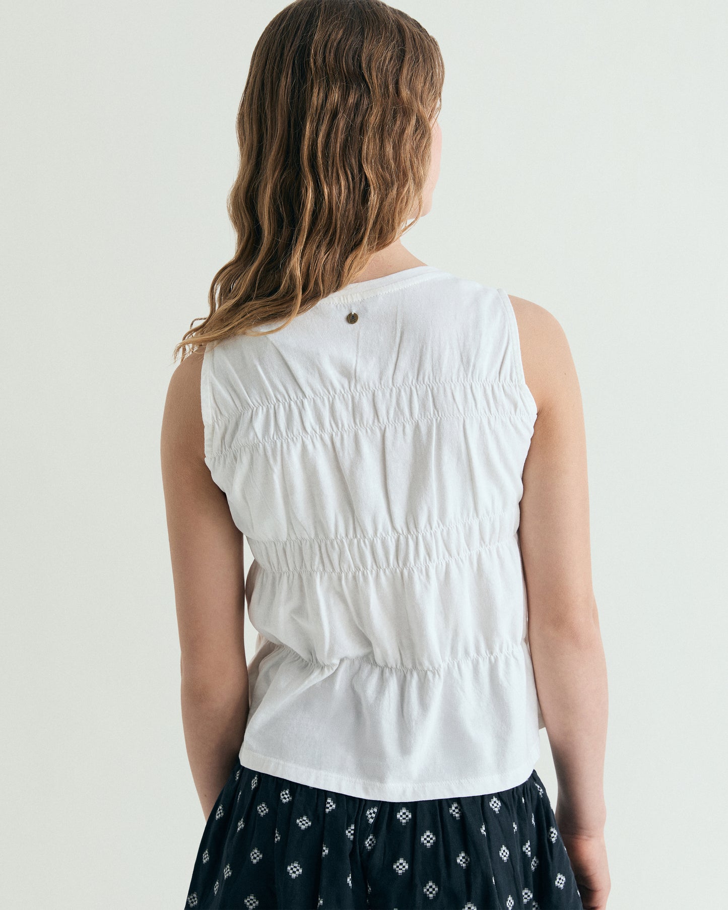 CAMISETA FRUNCES ALGODÓN