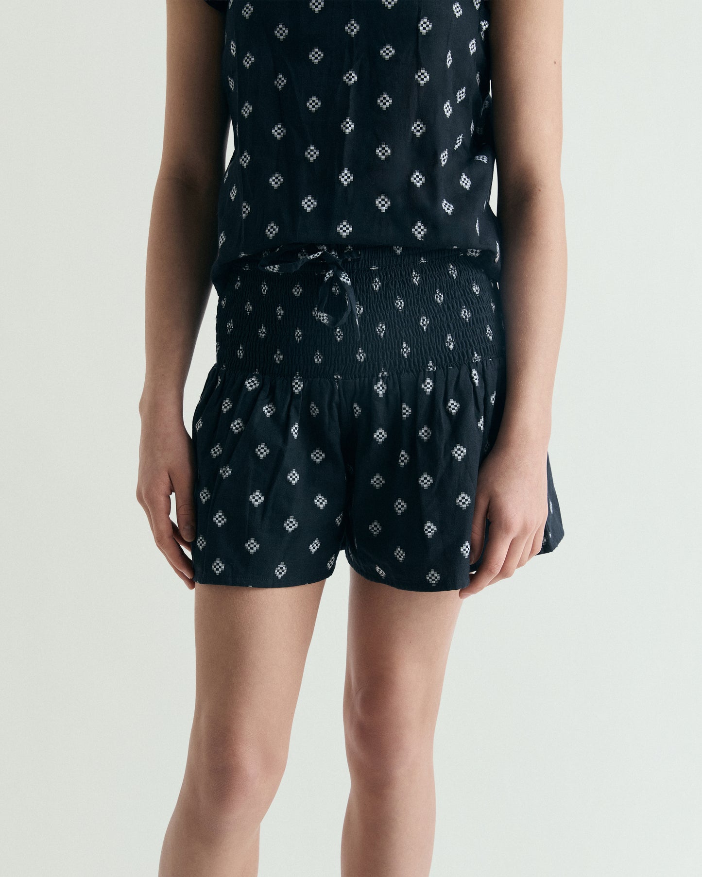 BERMUDA JACQUARD CINTURA ELÁSTICA