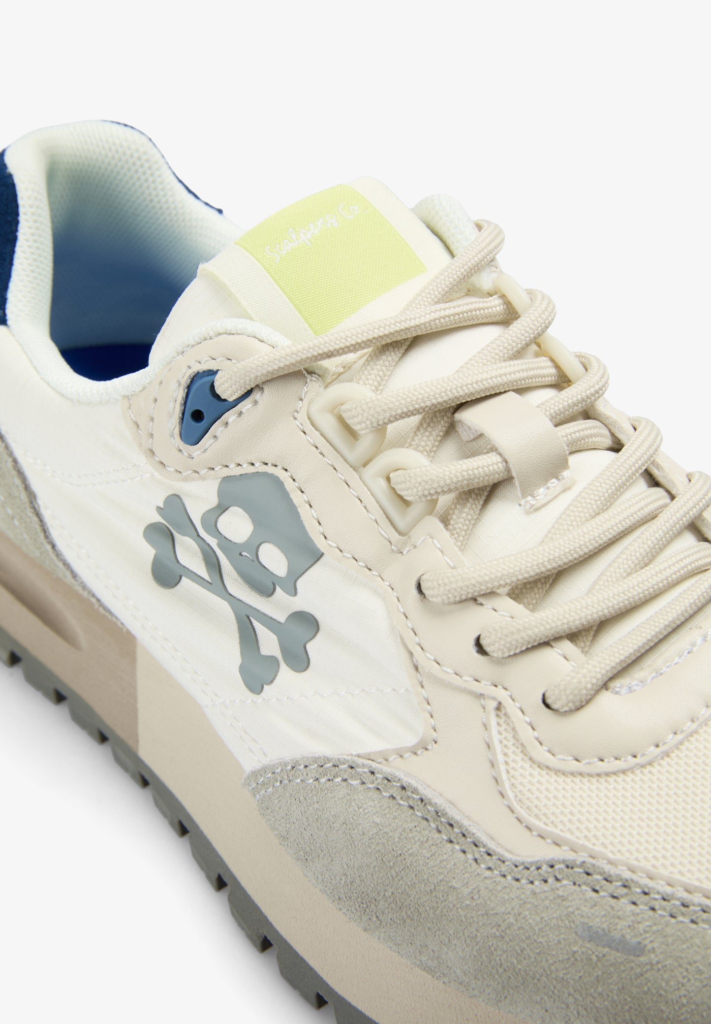 ZAPATILLAS CALAVERA CONTRASTE AZUL