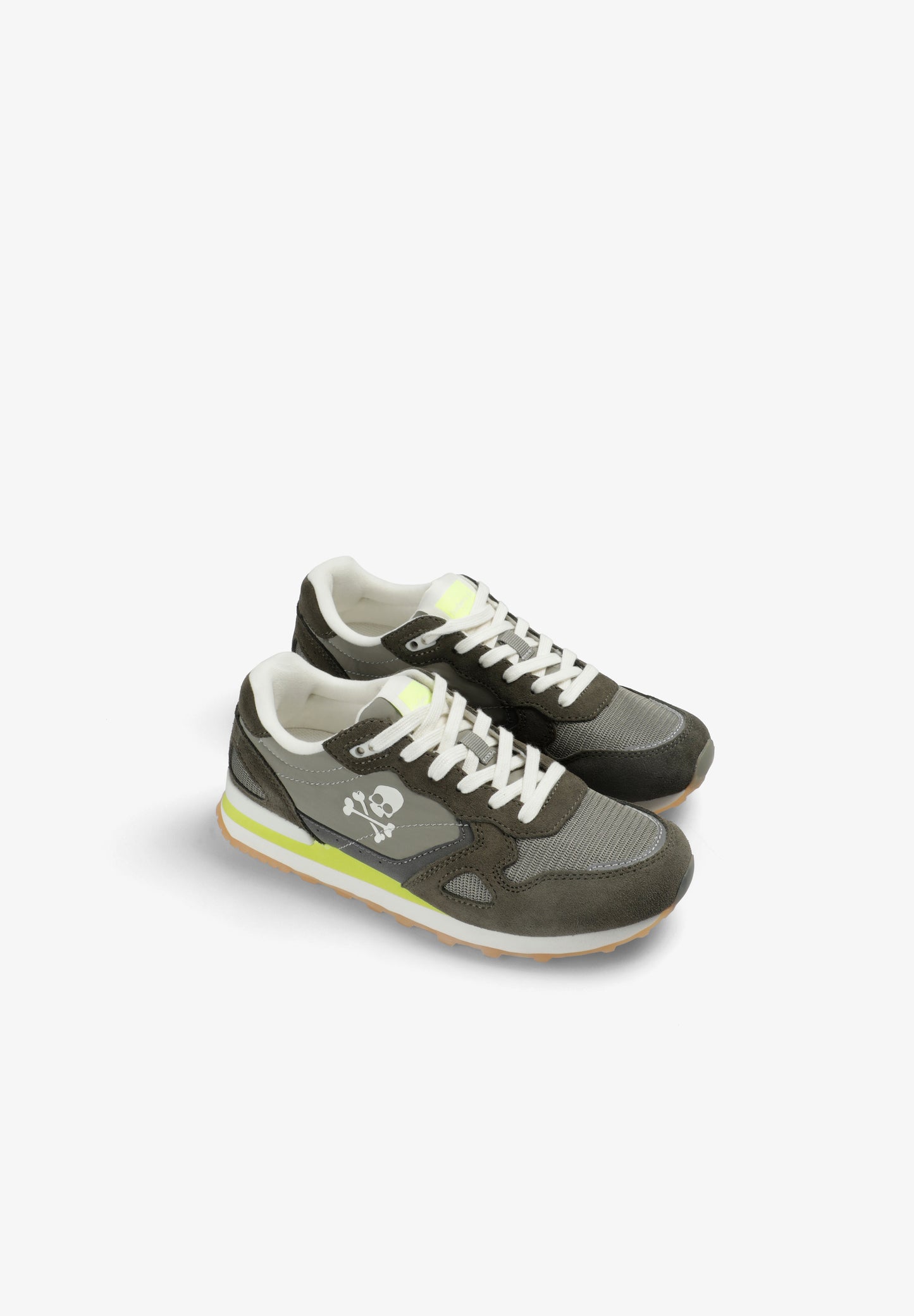 SNEAKERS CALAVERA SUELA CONTRASTE
