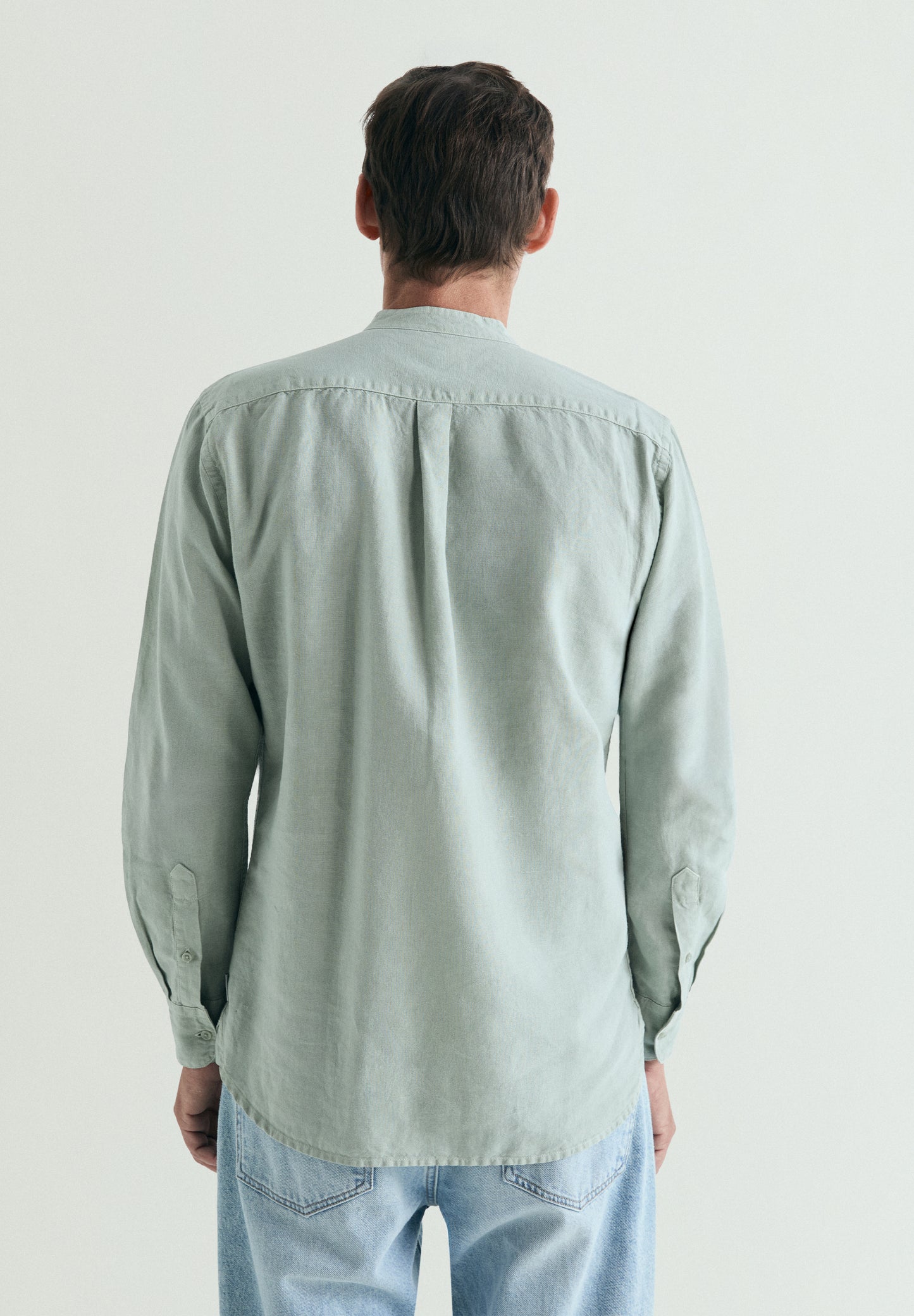 CAMISA LINO CUELLO MAO
