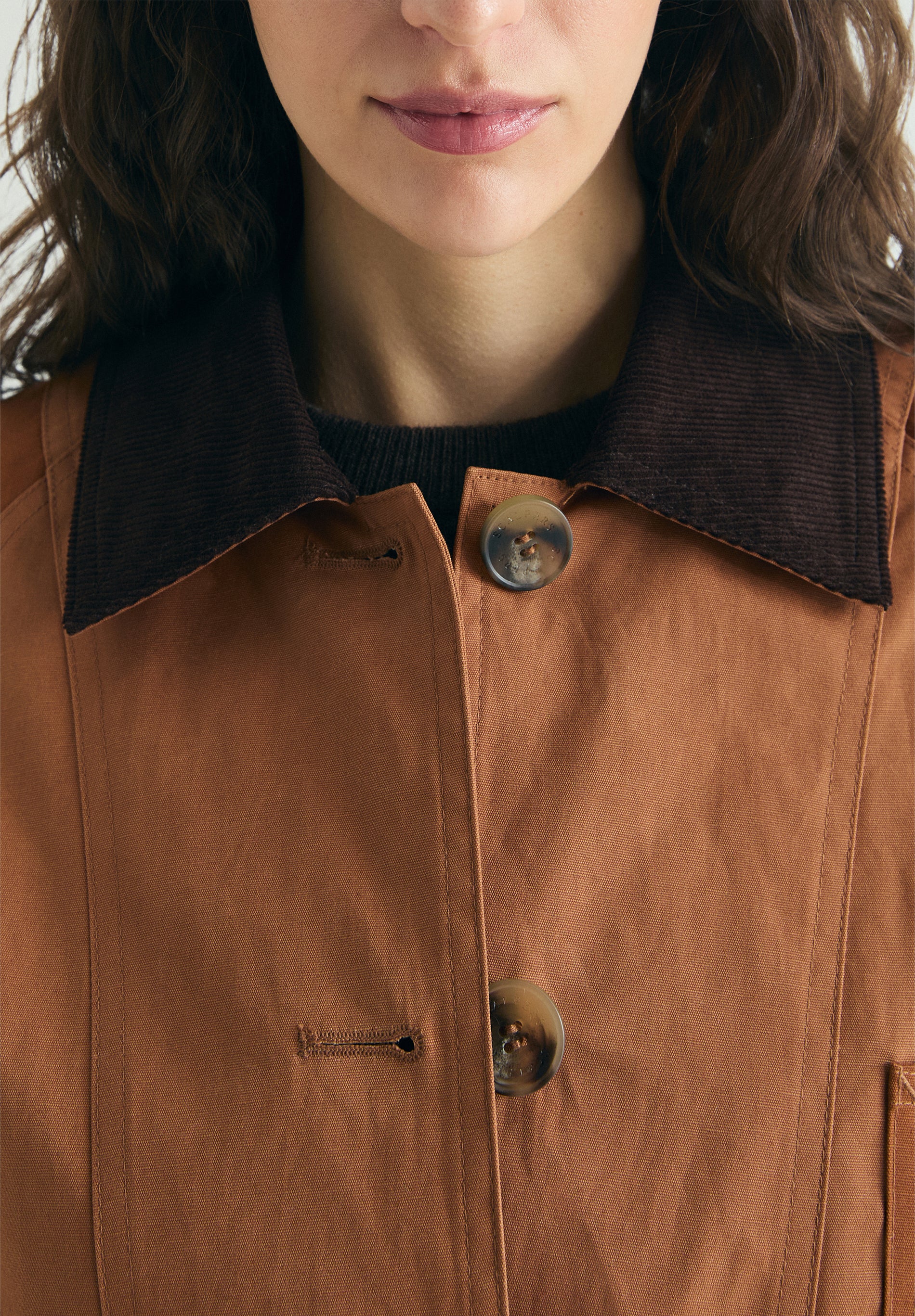 CHAQUETA ENCERADA BICOLOR