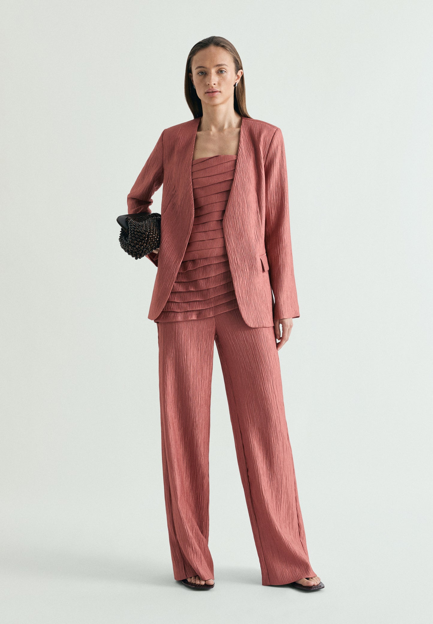 BLAZER RECTA TEXTURA