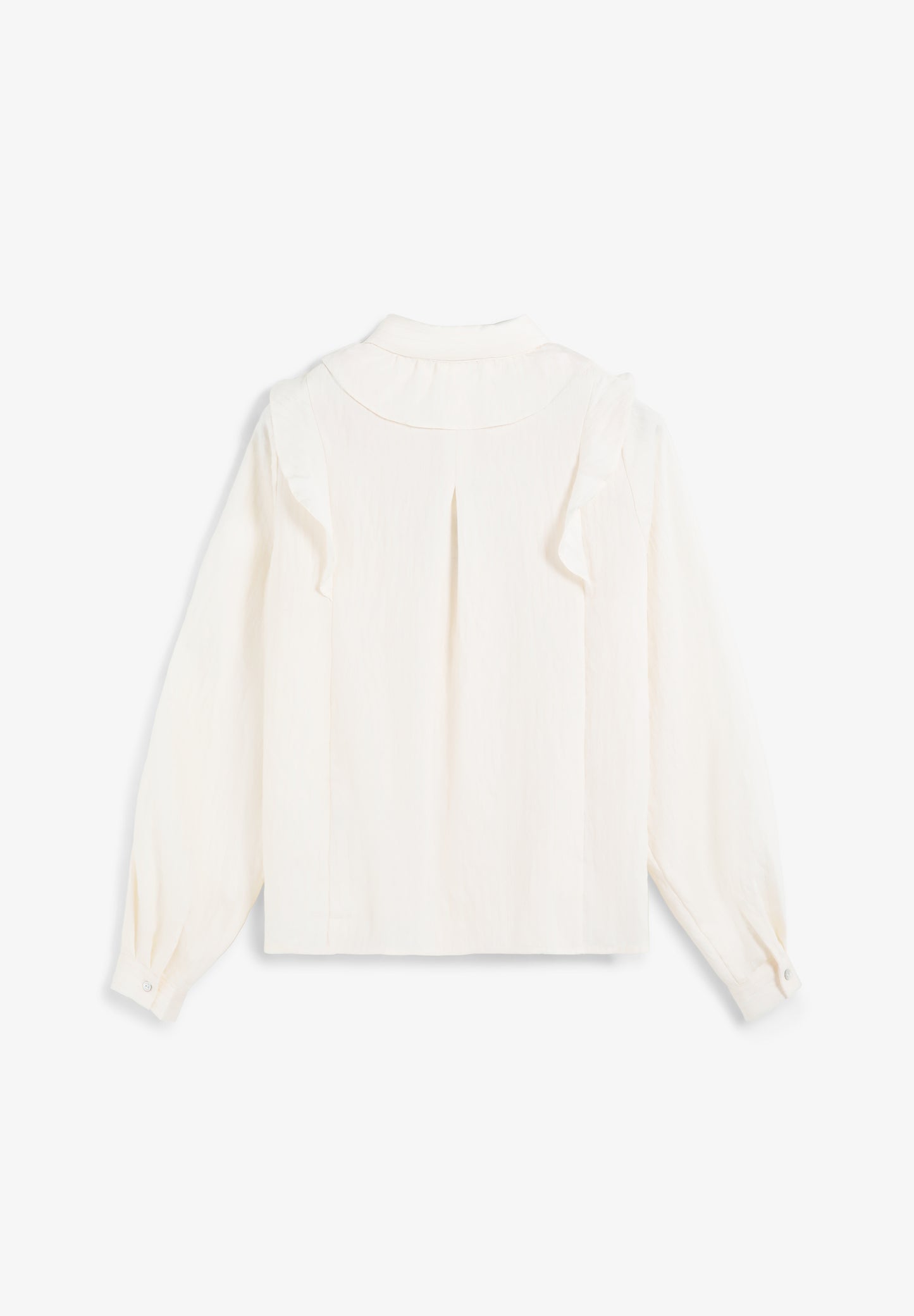 BLUSA ALGODÓN VOLANTES