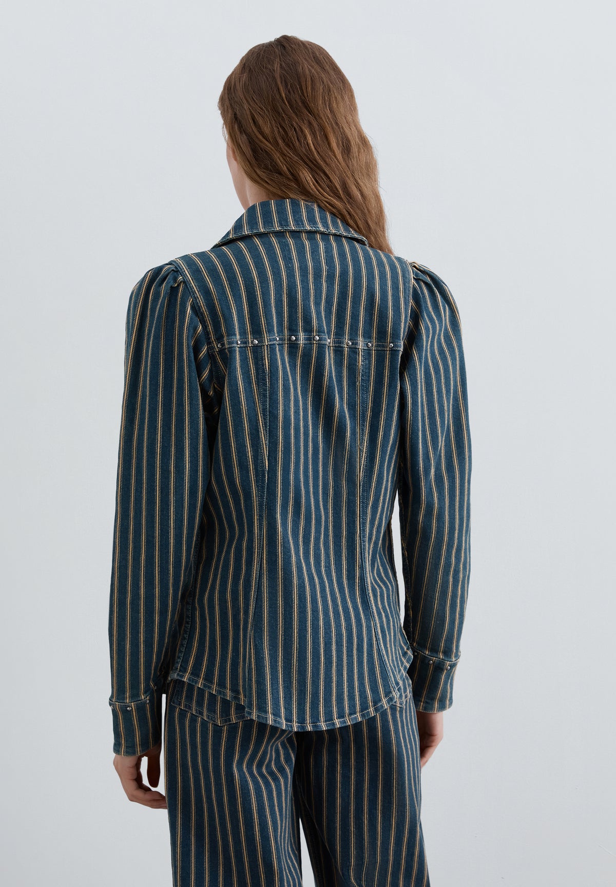 CAMISA DENIM RAYAS