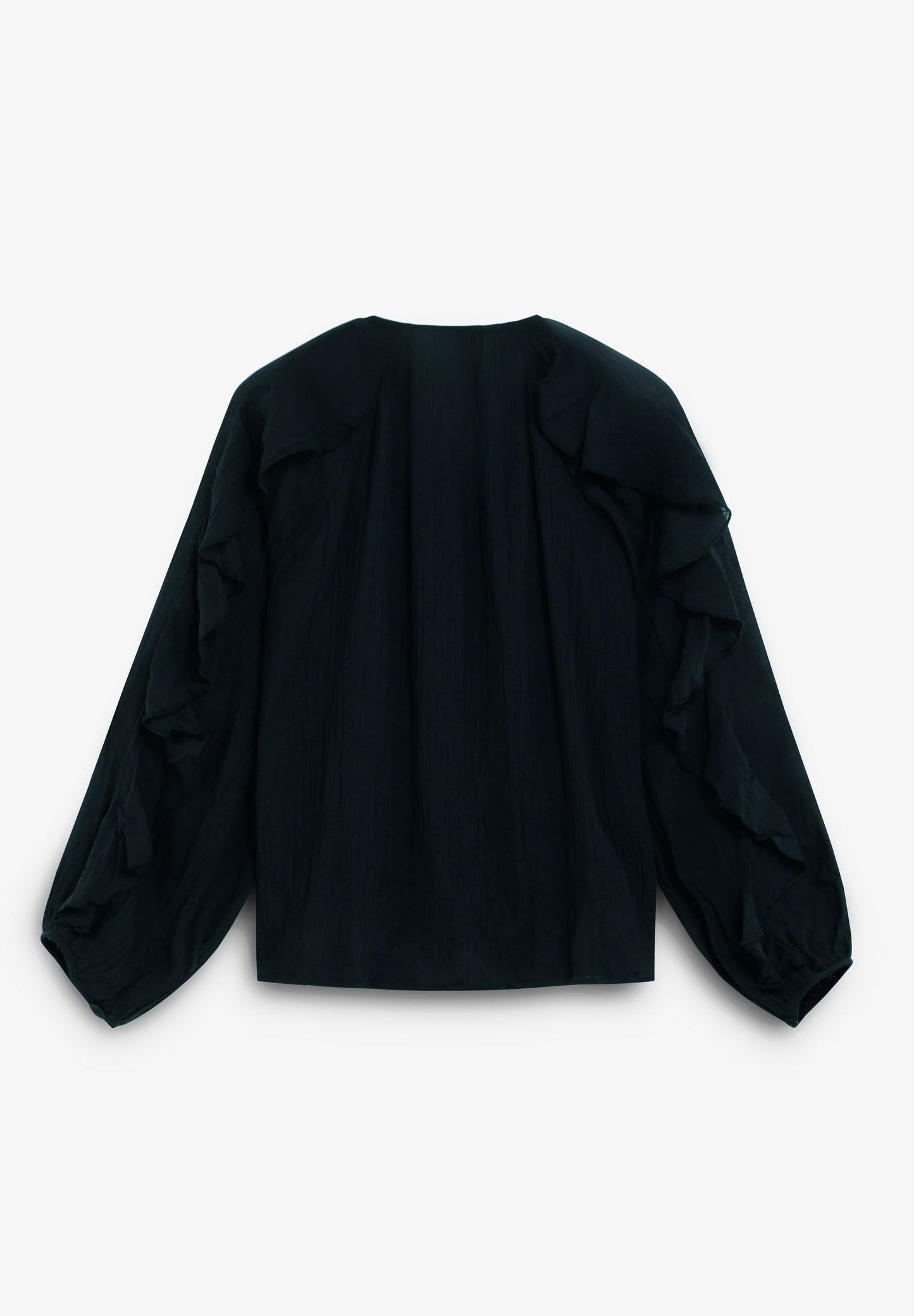 BLUSA ALGODÓN VOLANTES