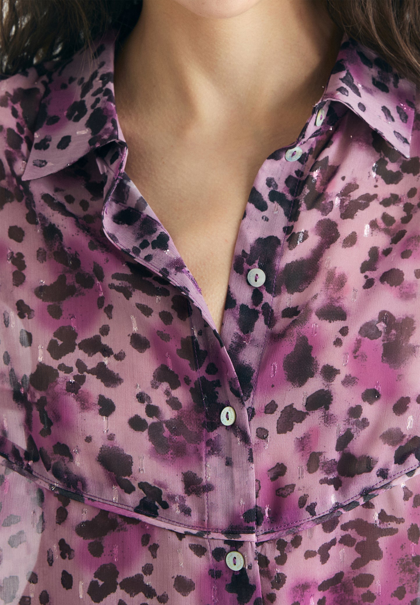 BLUSA FLUIDA ANIMAL PRINT