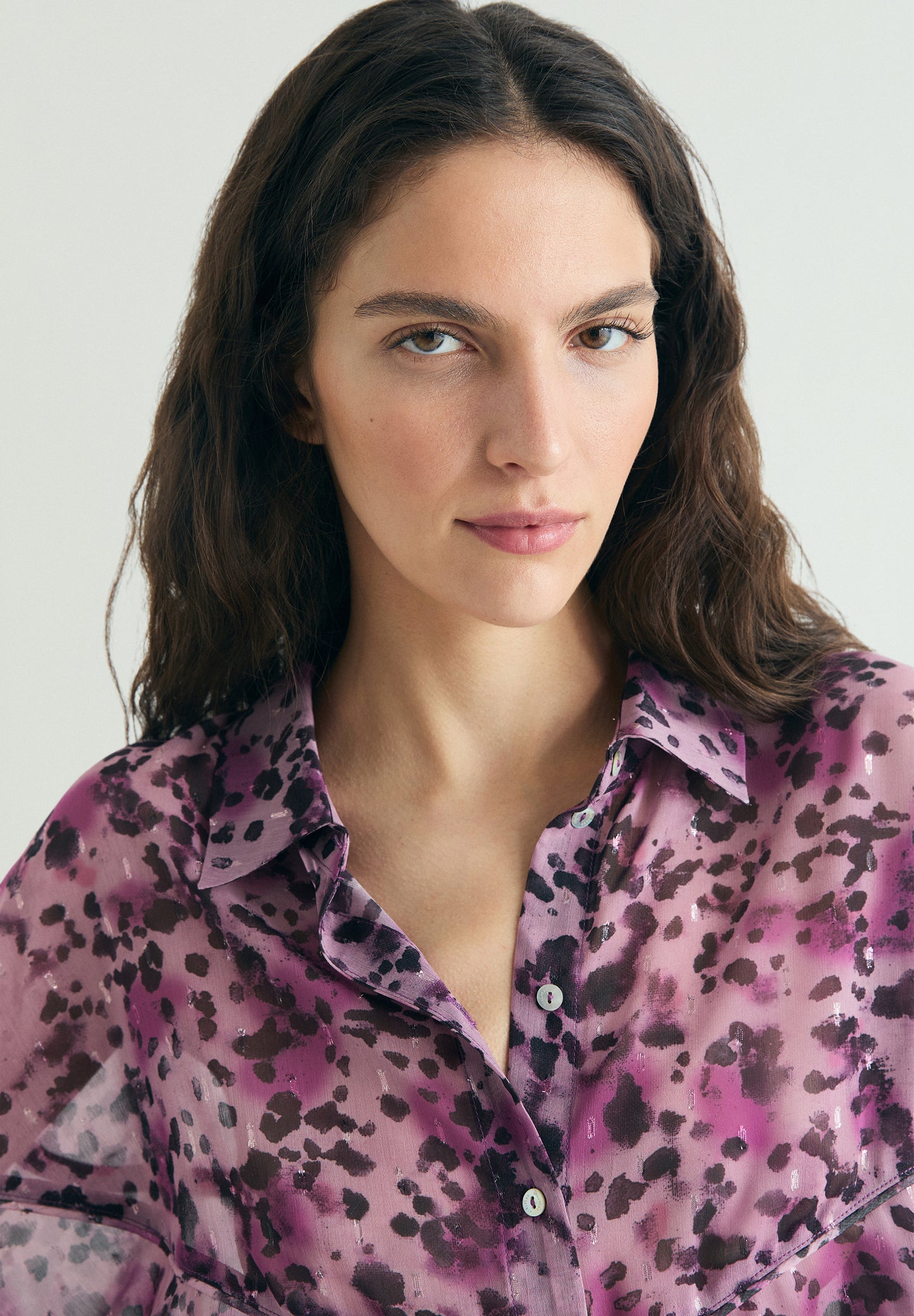 BLUSA FLUIDA ANIMAL PRINT