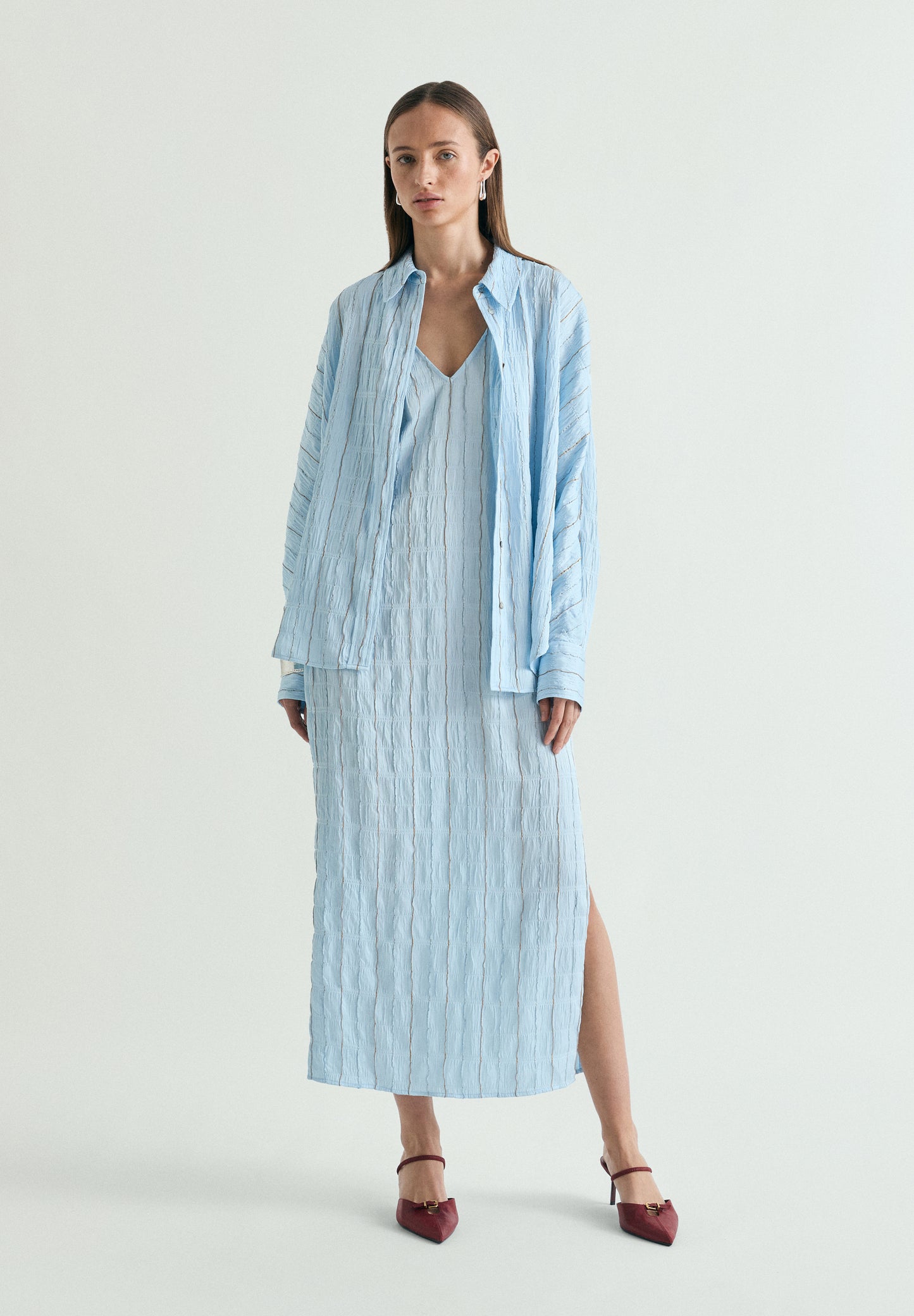 CAMISA RAYAS TEXTURA