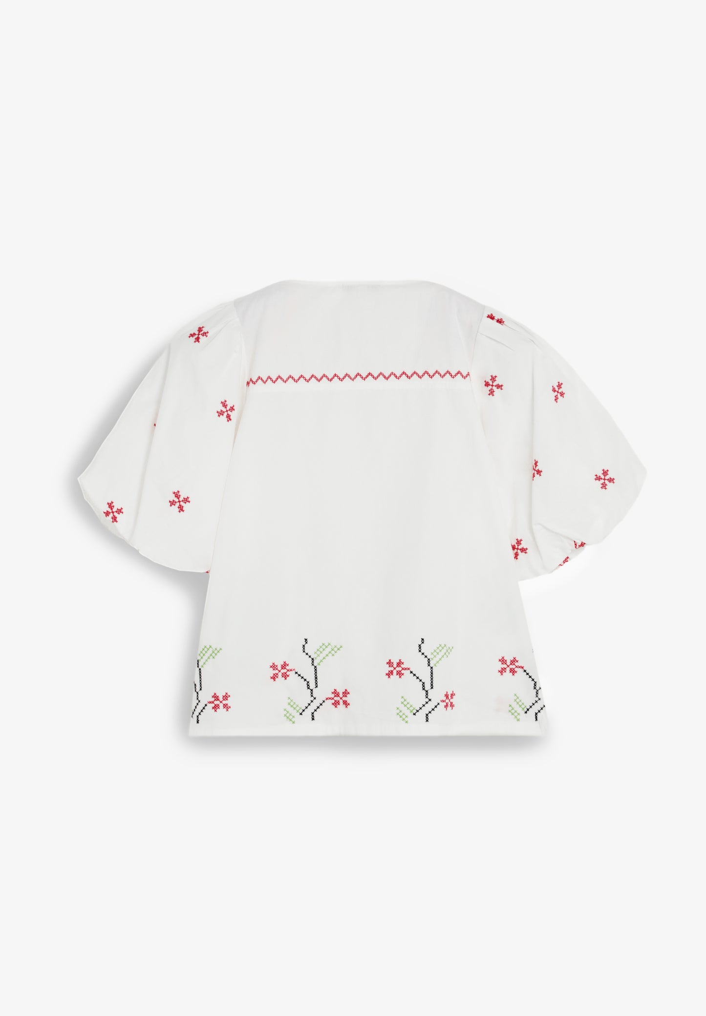 SCCROSS FLOWER STITCH SHIRT