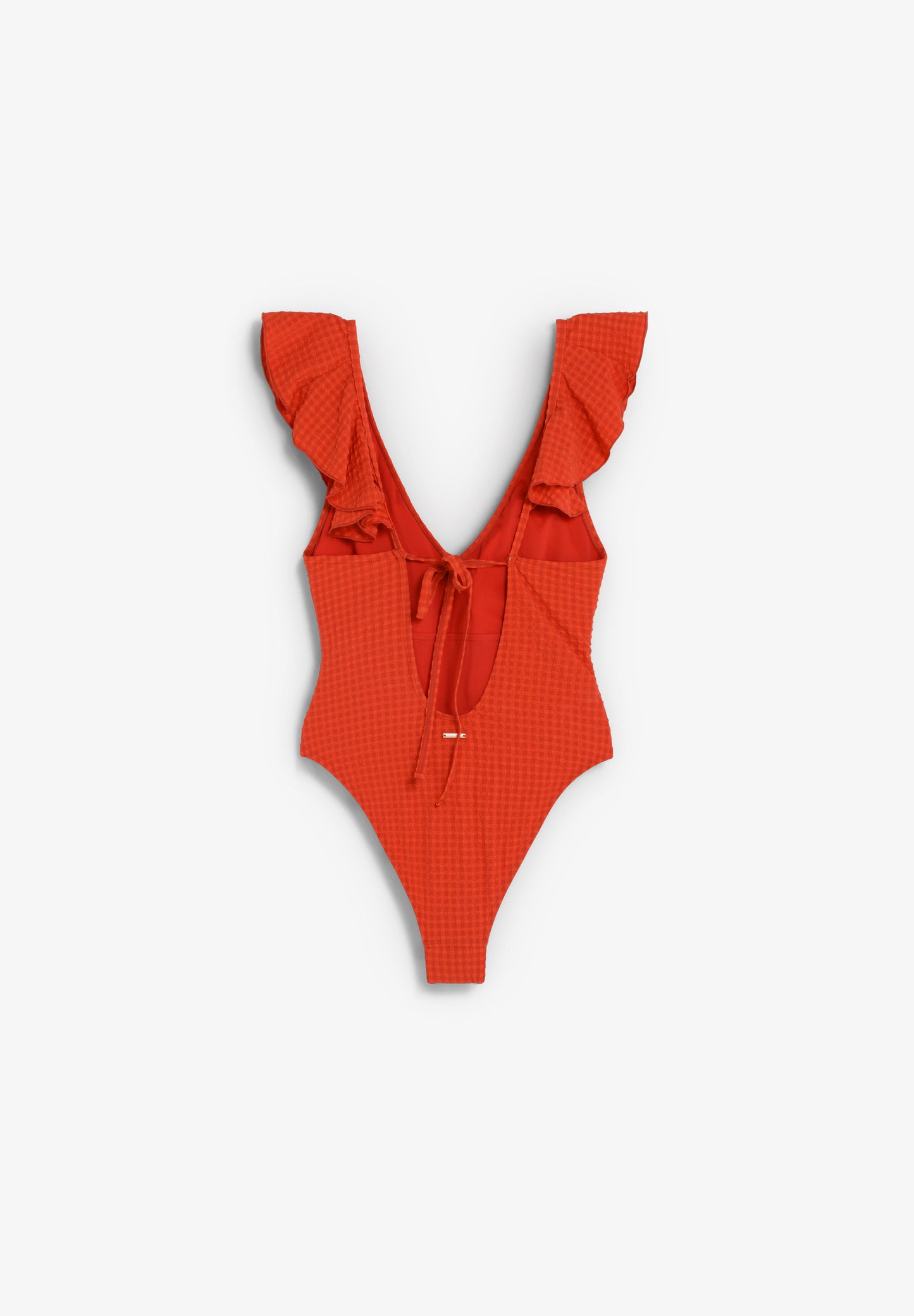 BAÑADOR CUADROS VOLANTE