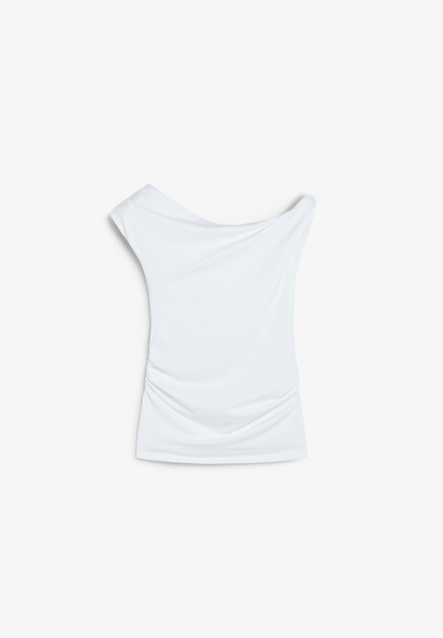 CAMISETA DRAPEADA ASIMÉTRICA