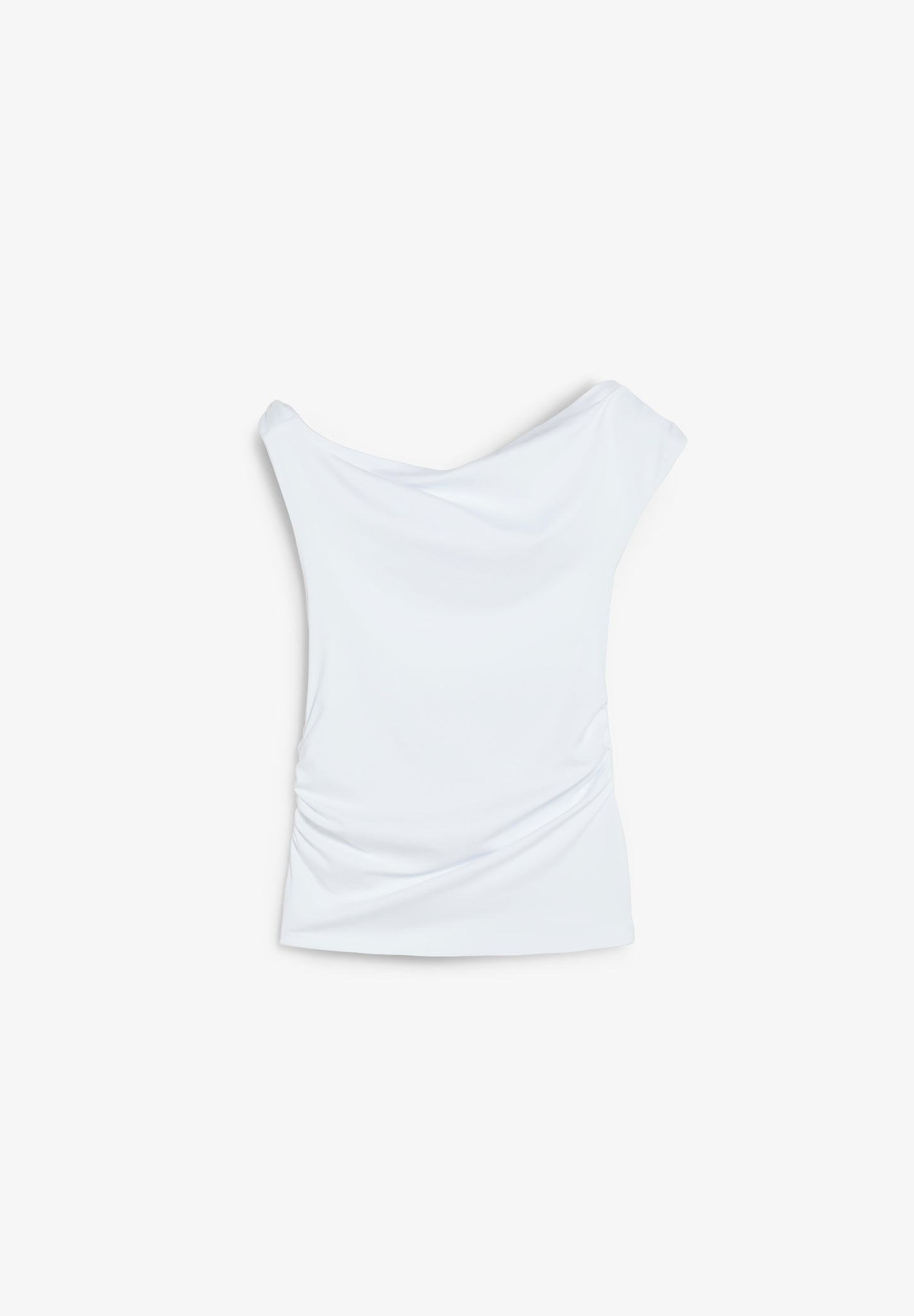 CAMISETA DRAPEADA ASIMÉTRICA