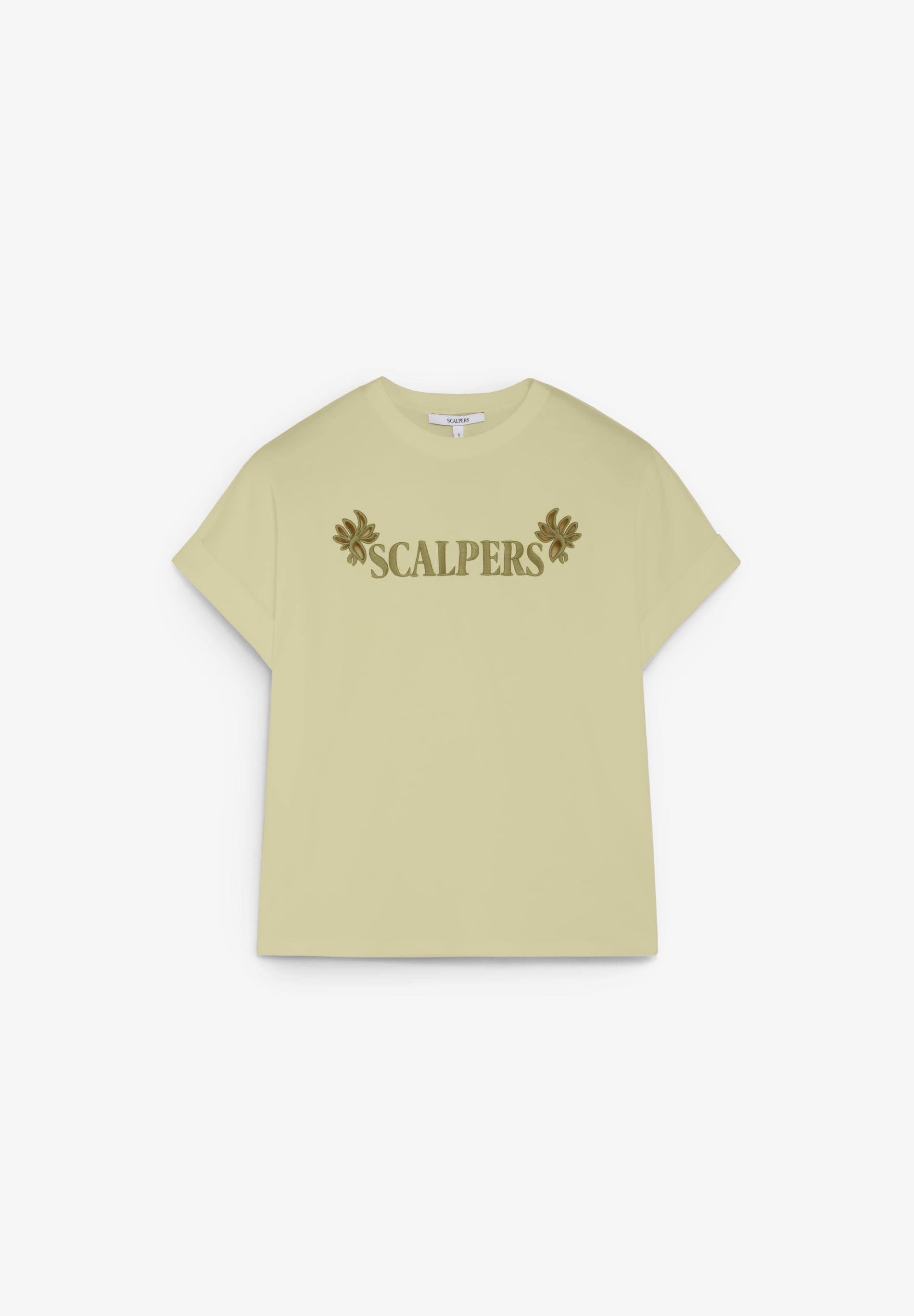 CAMISETA BORDADO CONTRASTE