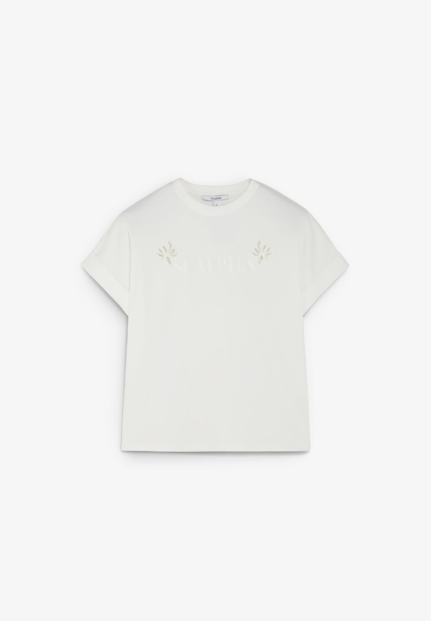 CAMISETA BORDADO CONTRASTE
