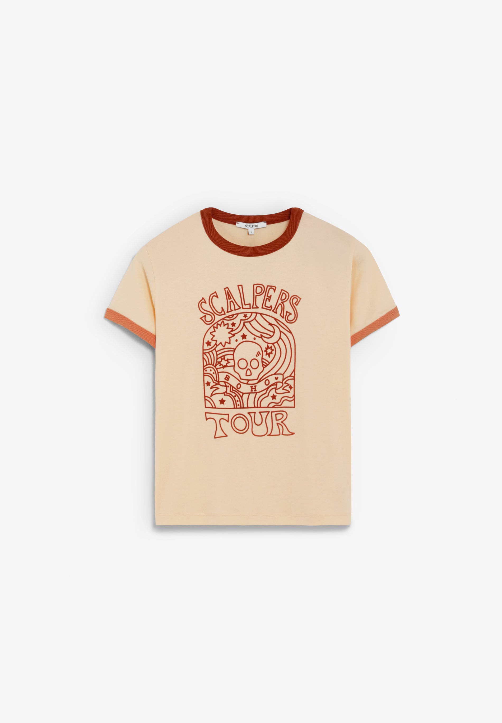 CAMISETA CUELLO CONTRASTE