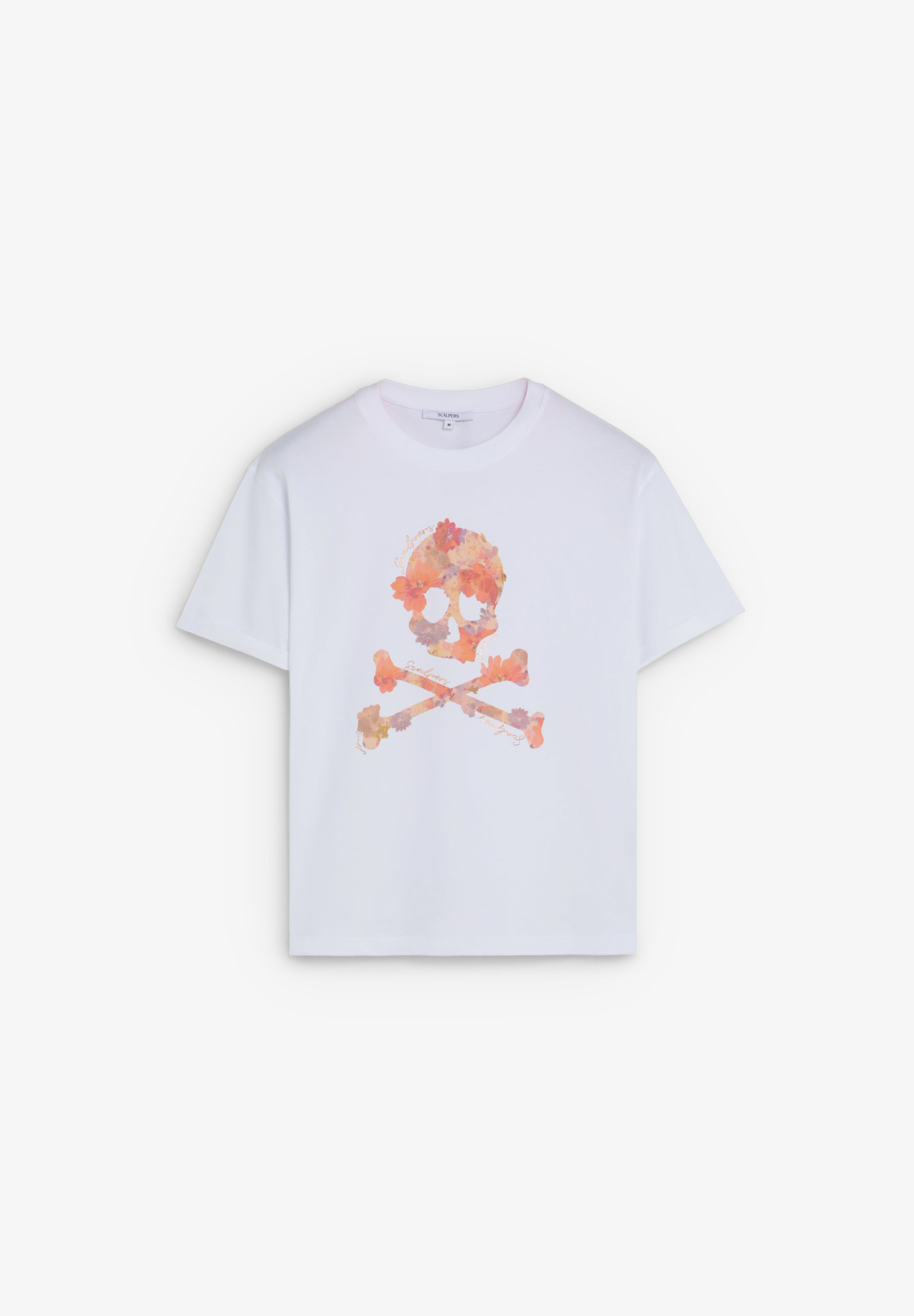 CAMISETA CALAVERA ESTAMPADA