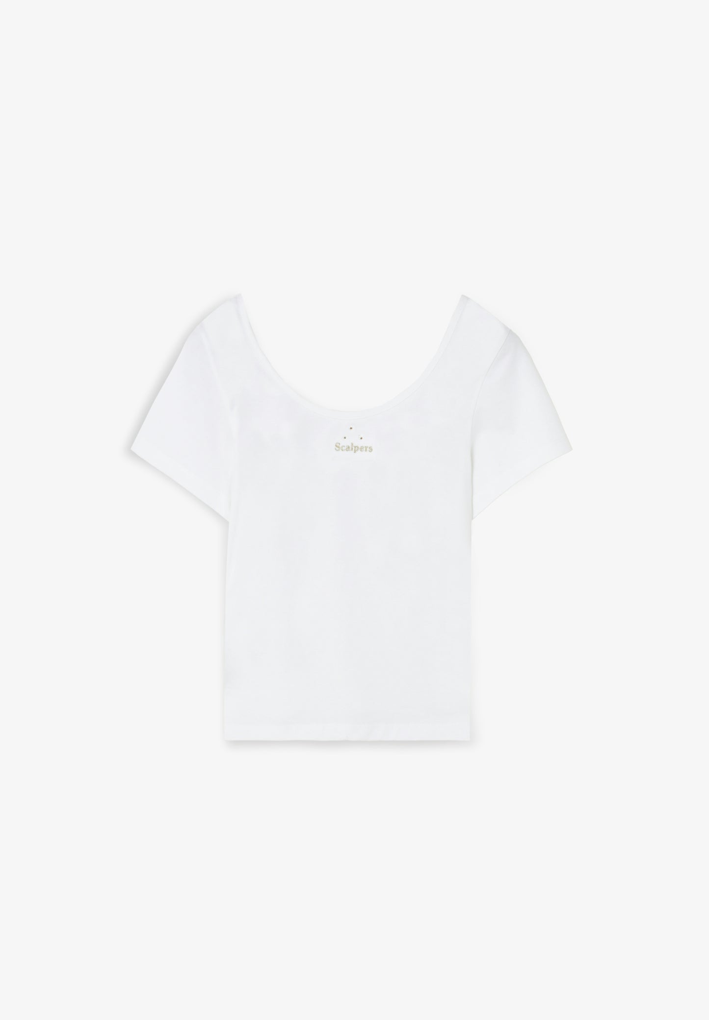 CAMISETA ESCOTE REDONDO ABALORIOS