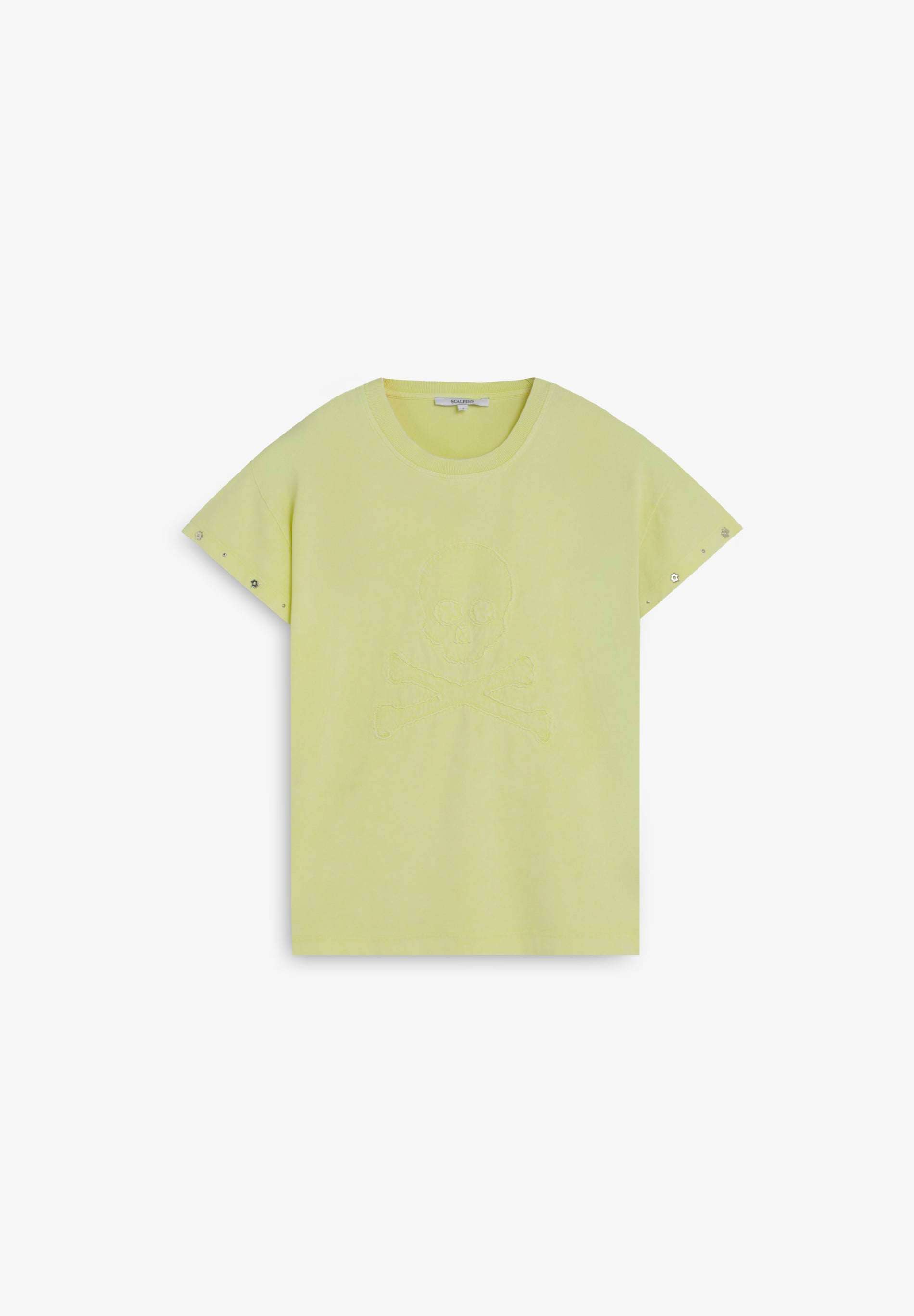 SCMARBLE STUDS SKULL TEE