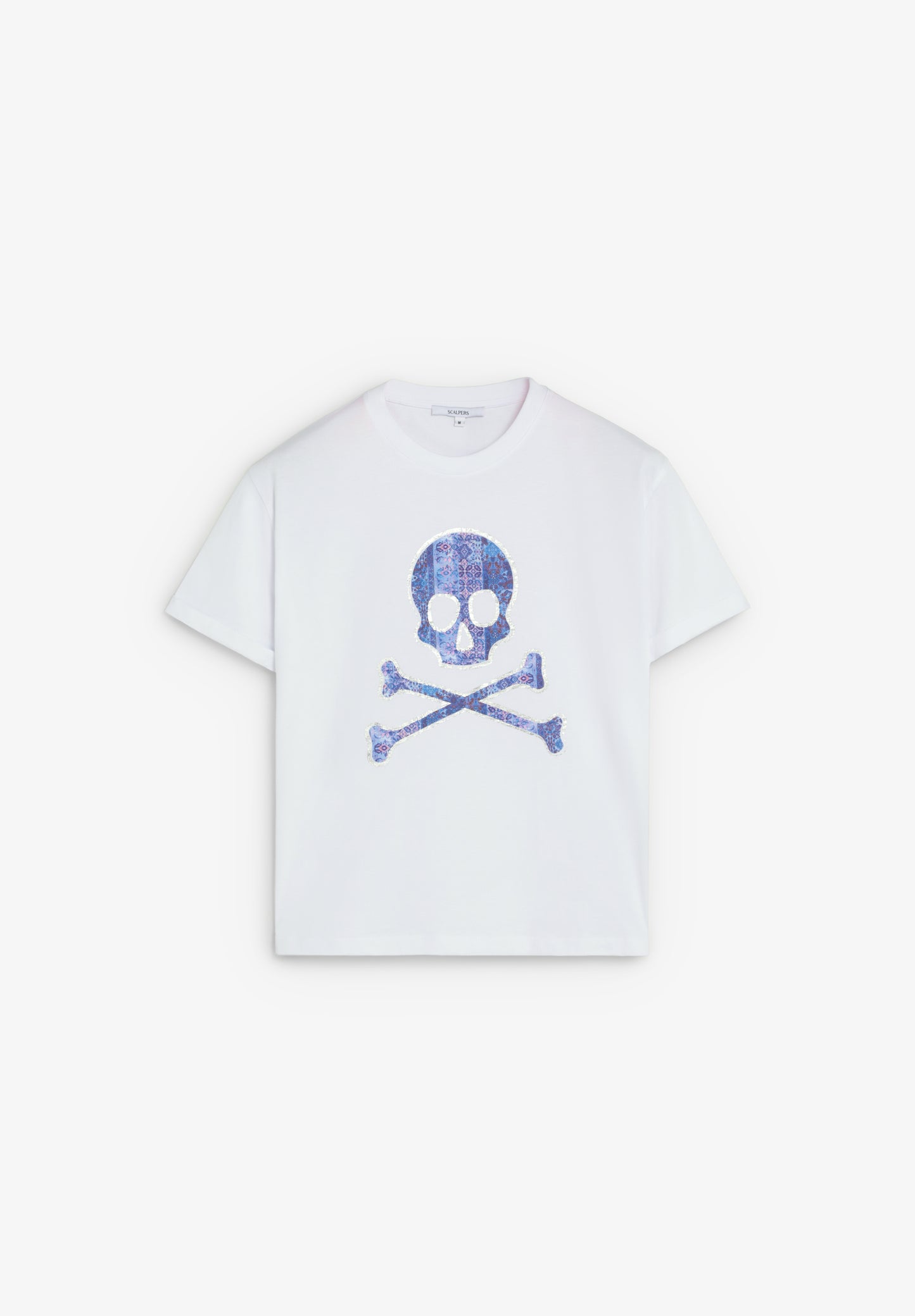CAMISETA CALAVERA ESTAMPADA