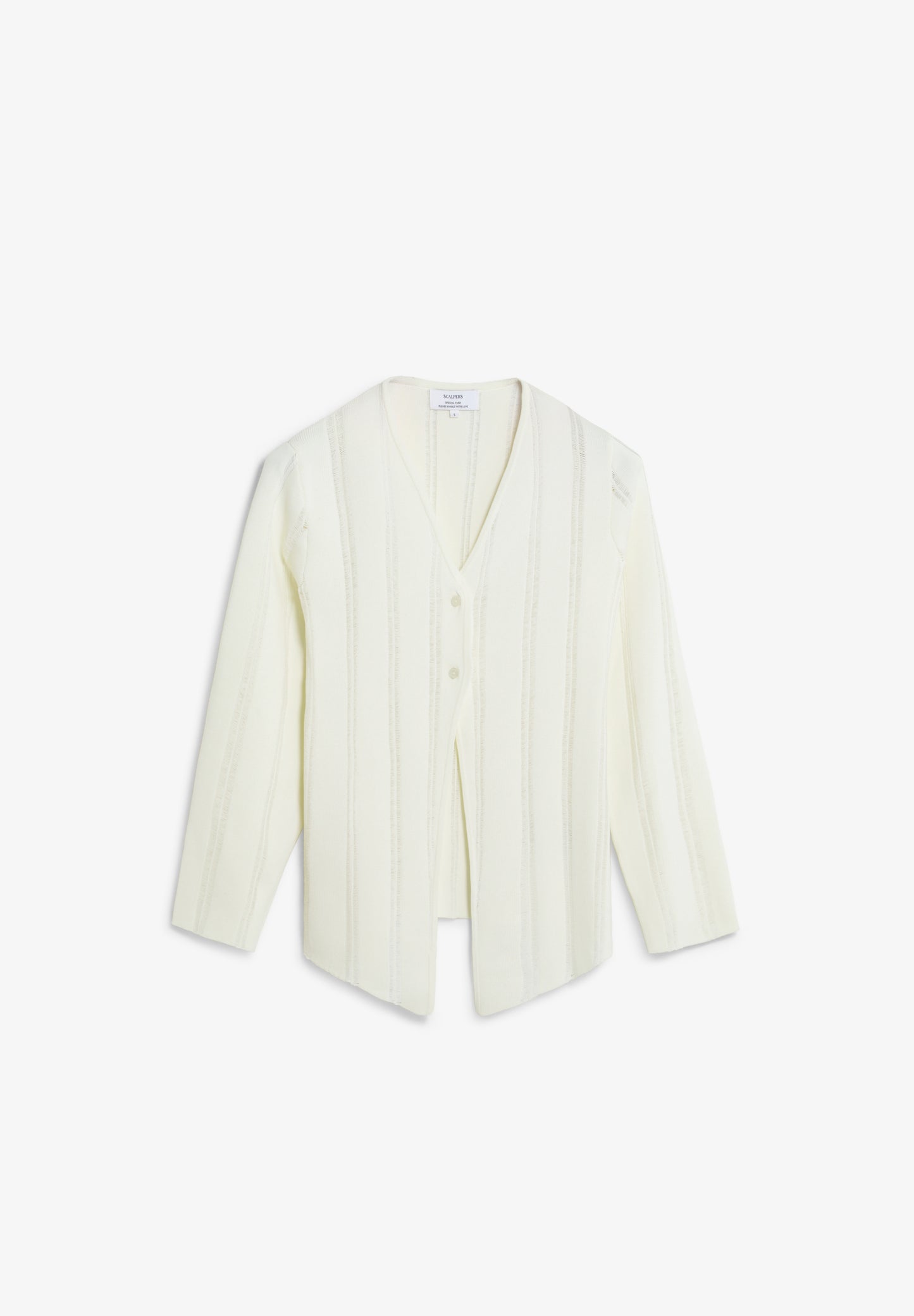 CÁRDIGAN PUNTO SESGADO