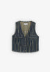 SCSTRIPES DENIM VEST