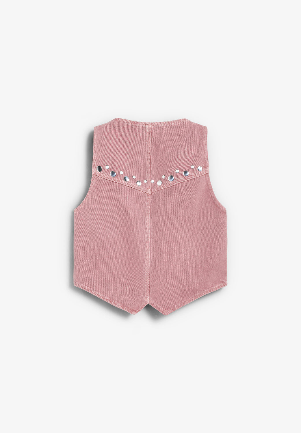 CHALECO DENIM STUDS - Scalpers