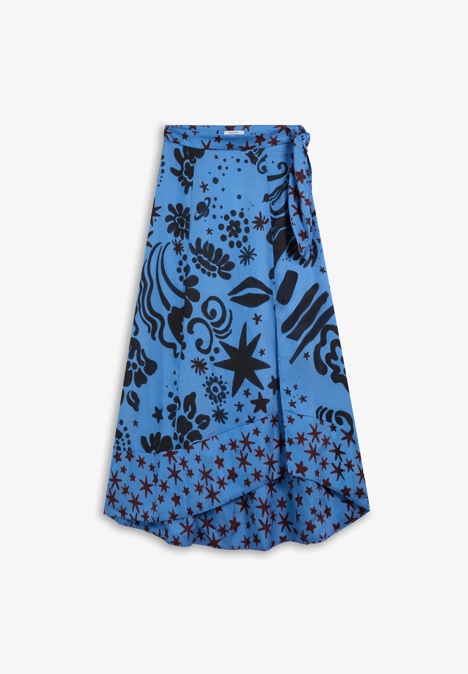 FALDA ESTAMPADO CONTRASTE