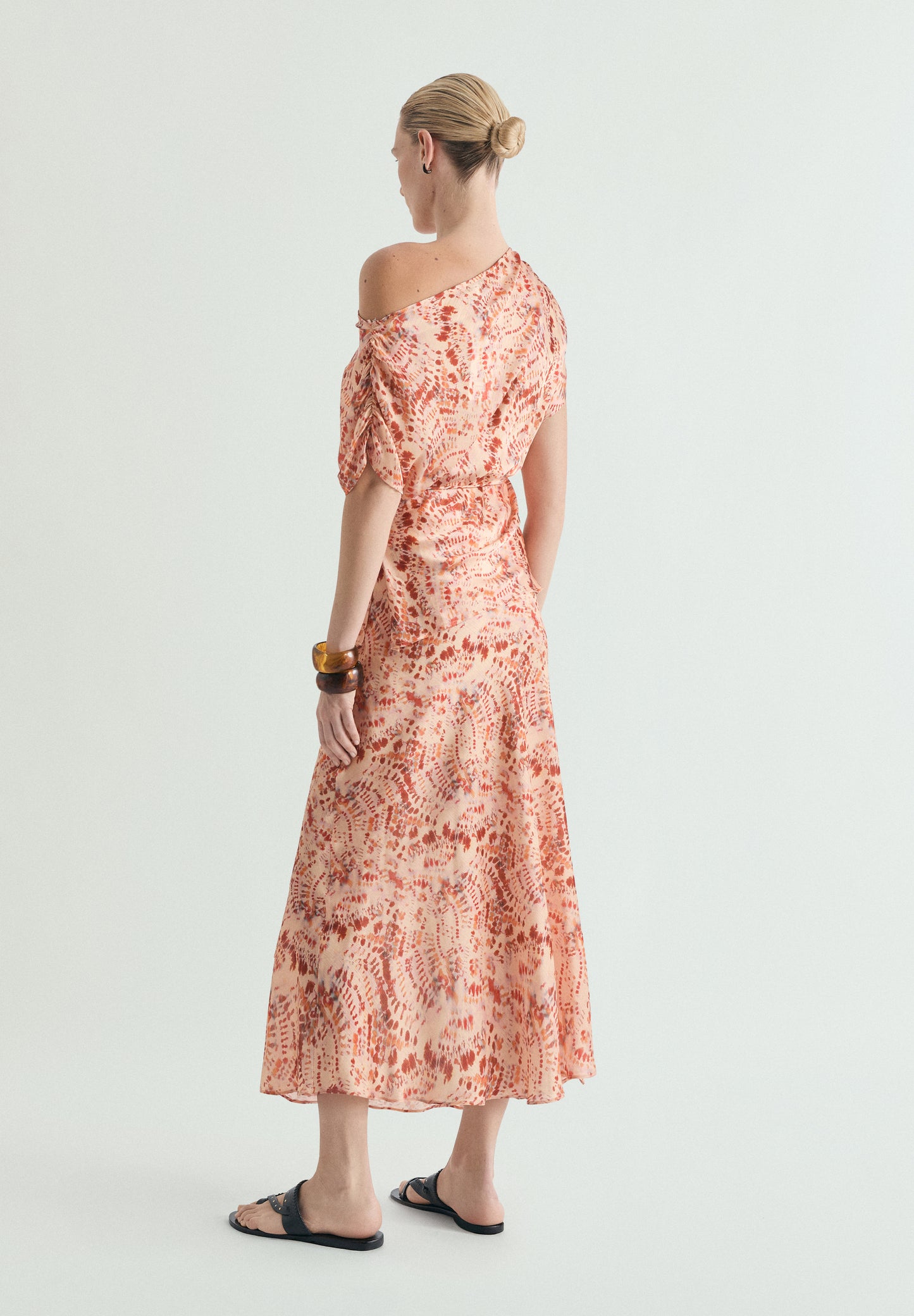 FALDA MIDI TIE-DYE