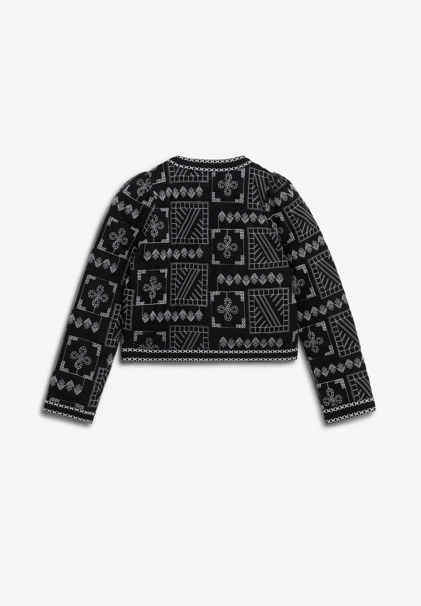 CHAQUETA ACOLCHADA BORDADA