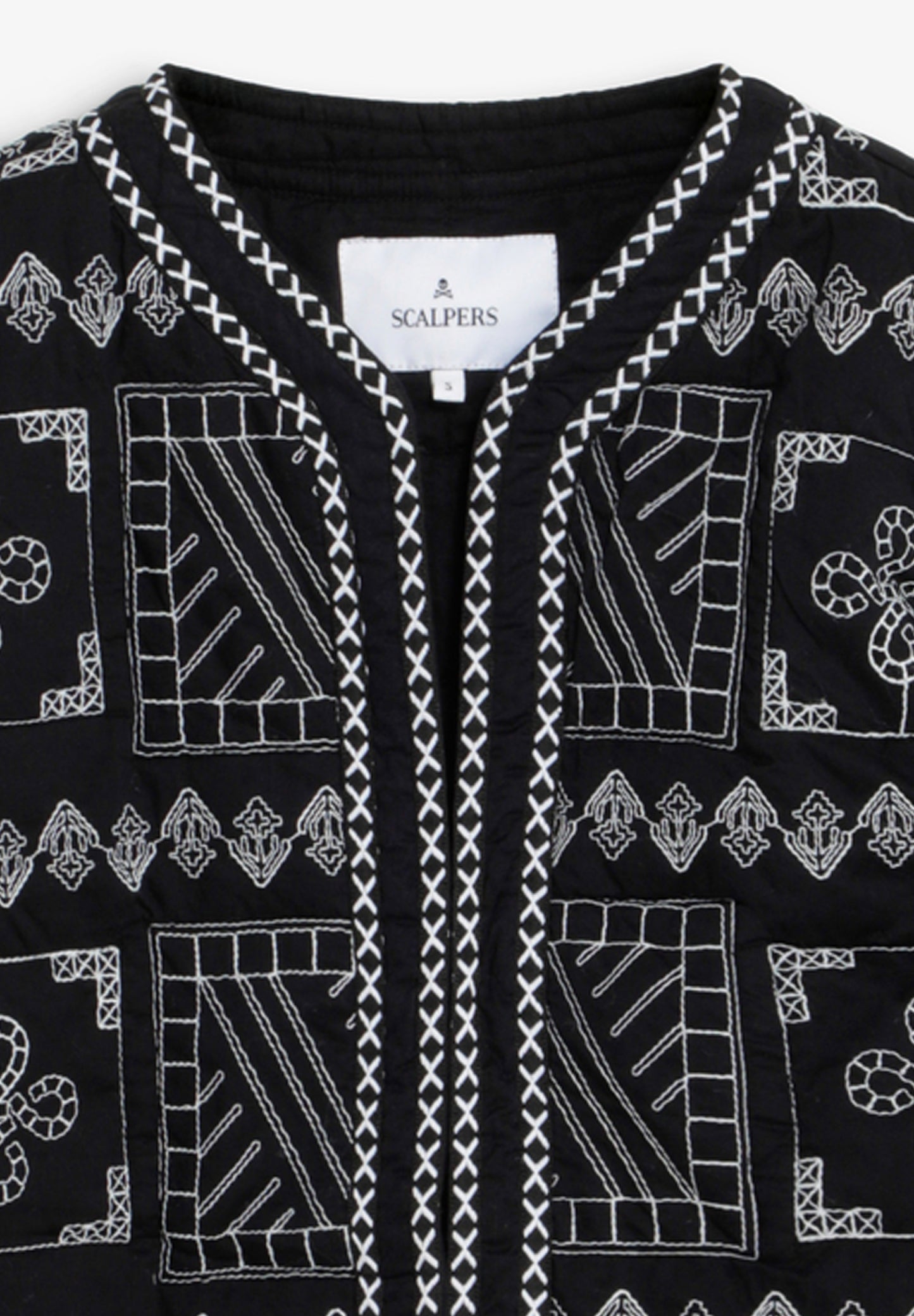 CHAQUETA ACOLCHADA BORDADA