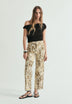 PANTALÓN DENIM ANIMAL PRINT