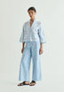 PANTALÓN DENIM WIDE LEG  BORDADOS