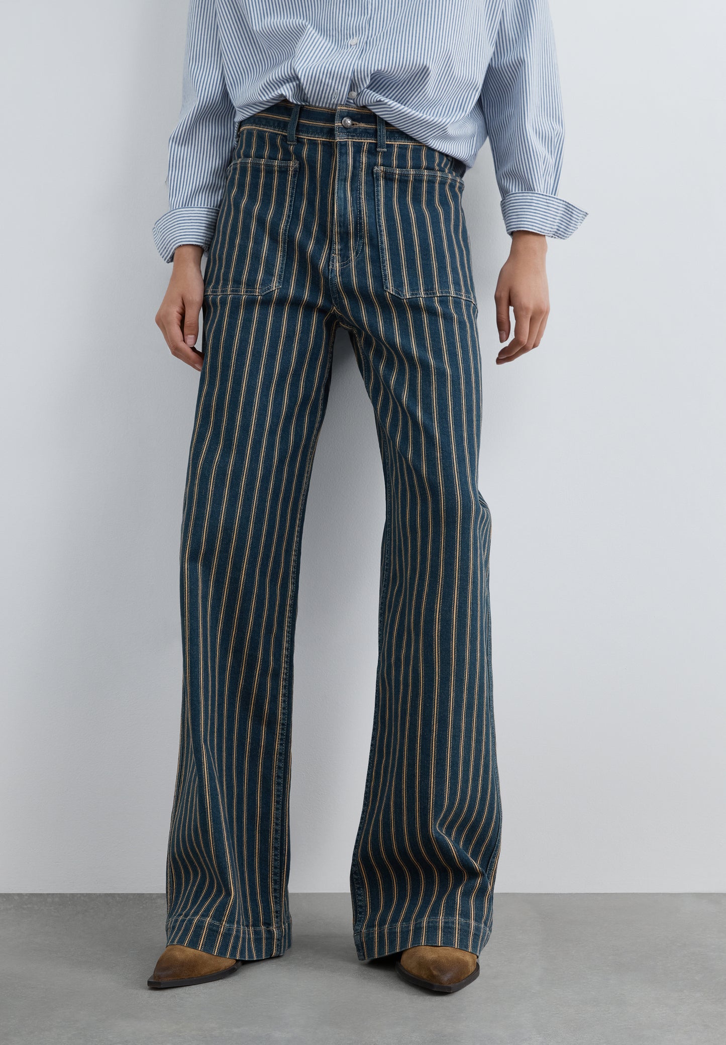 PANTALÓN DENIM RAYAS