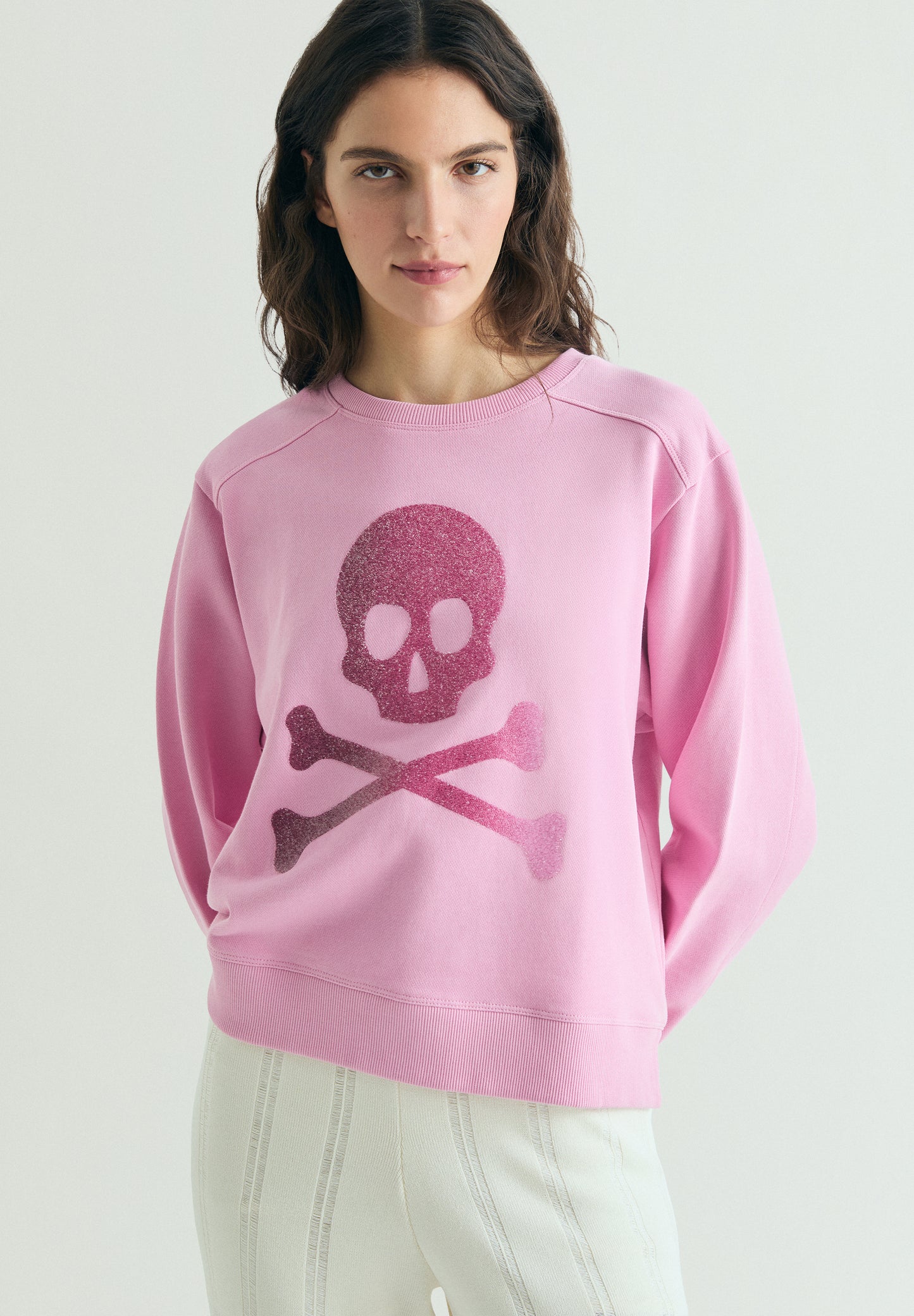 SUDADERA CALAVERA GLITTER