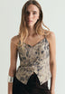TOP LINO ESTAMPADO