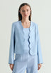 BLAZER CROP JACQUARD