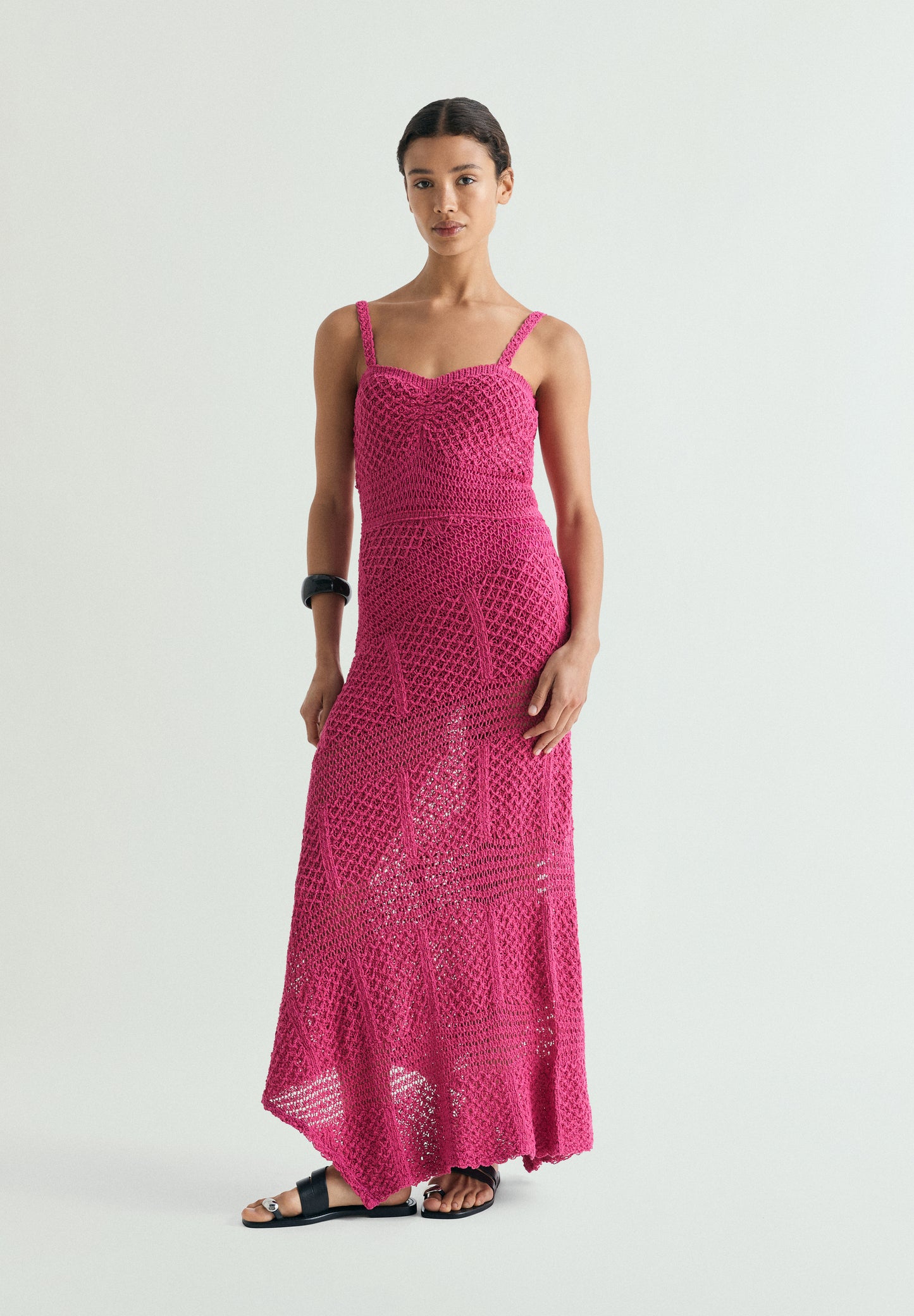 VESTIDO MIDI CROCHET