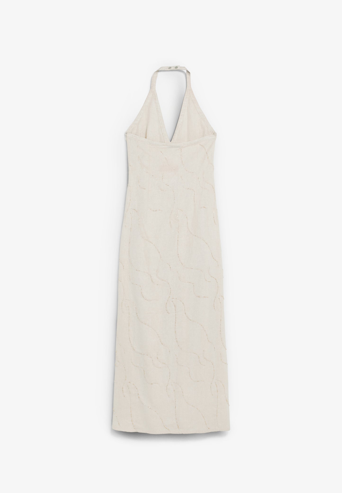 VESTIDO HALTER ABALORIOS