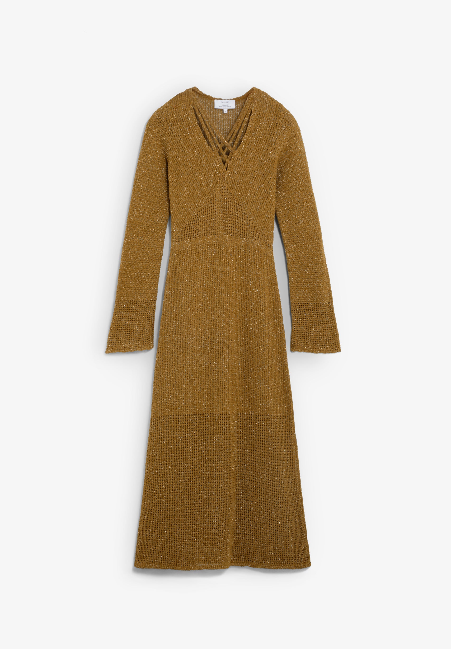 VESTIDO PUNTO HILO METALIZADO