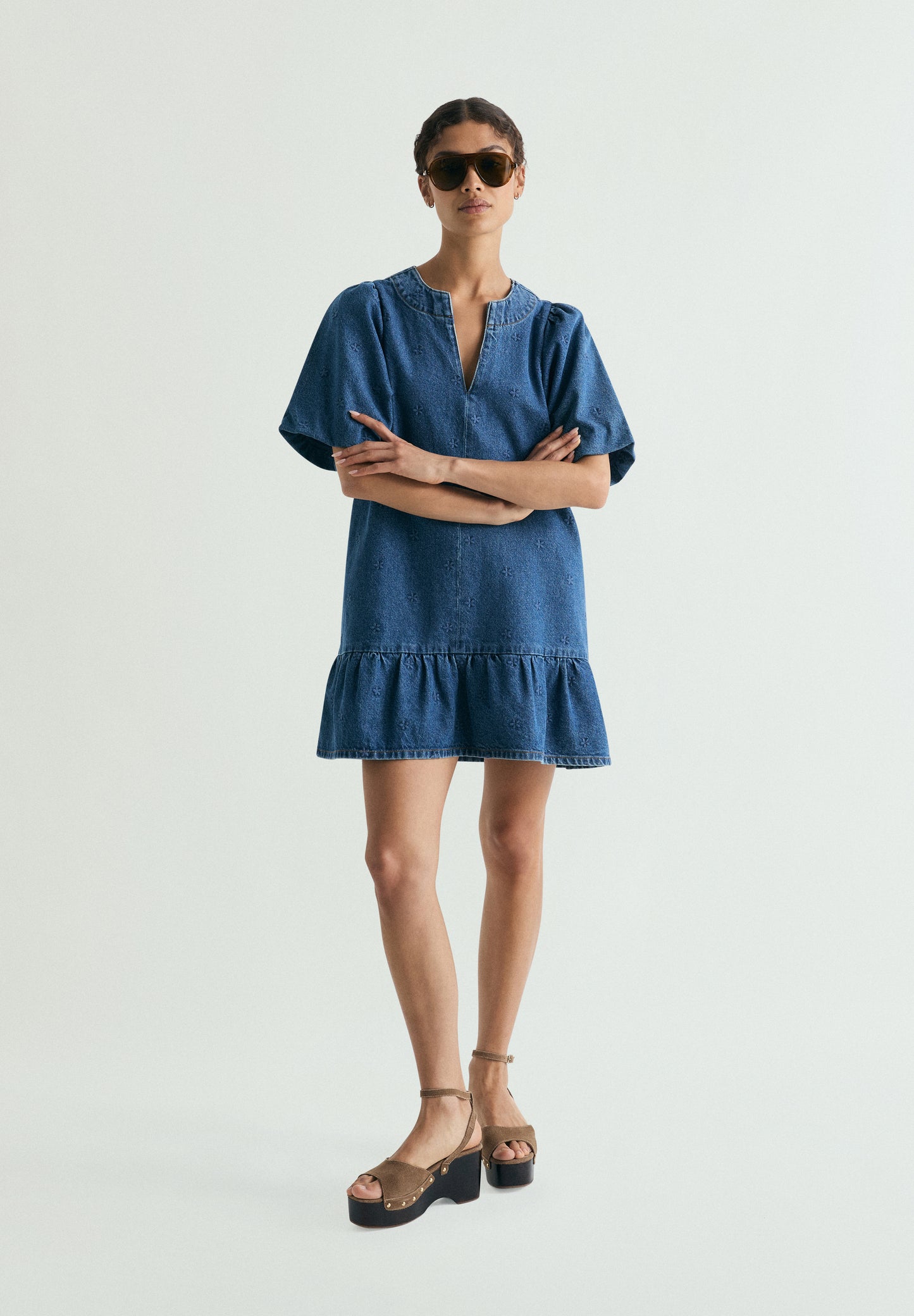 VESTIDO MINI DENIM