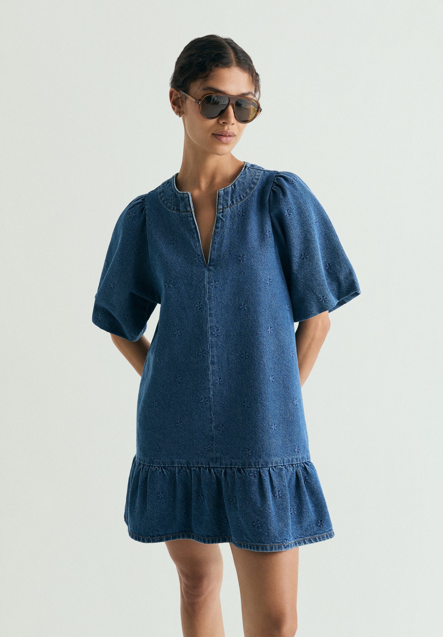 VESTIDO MINI DENIM