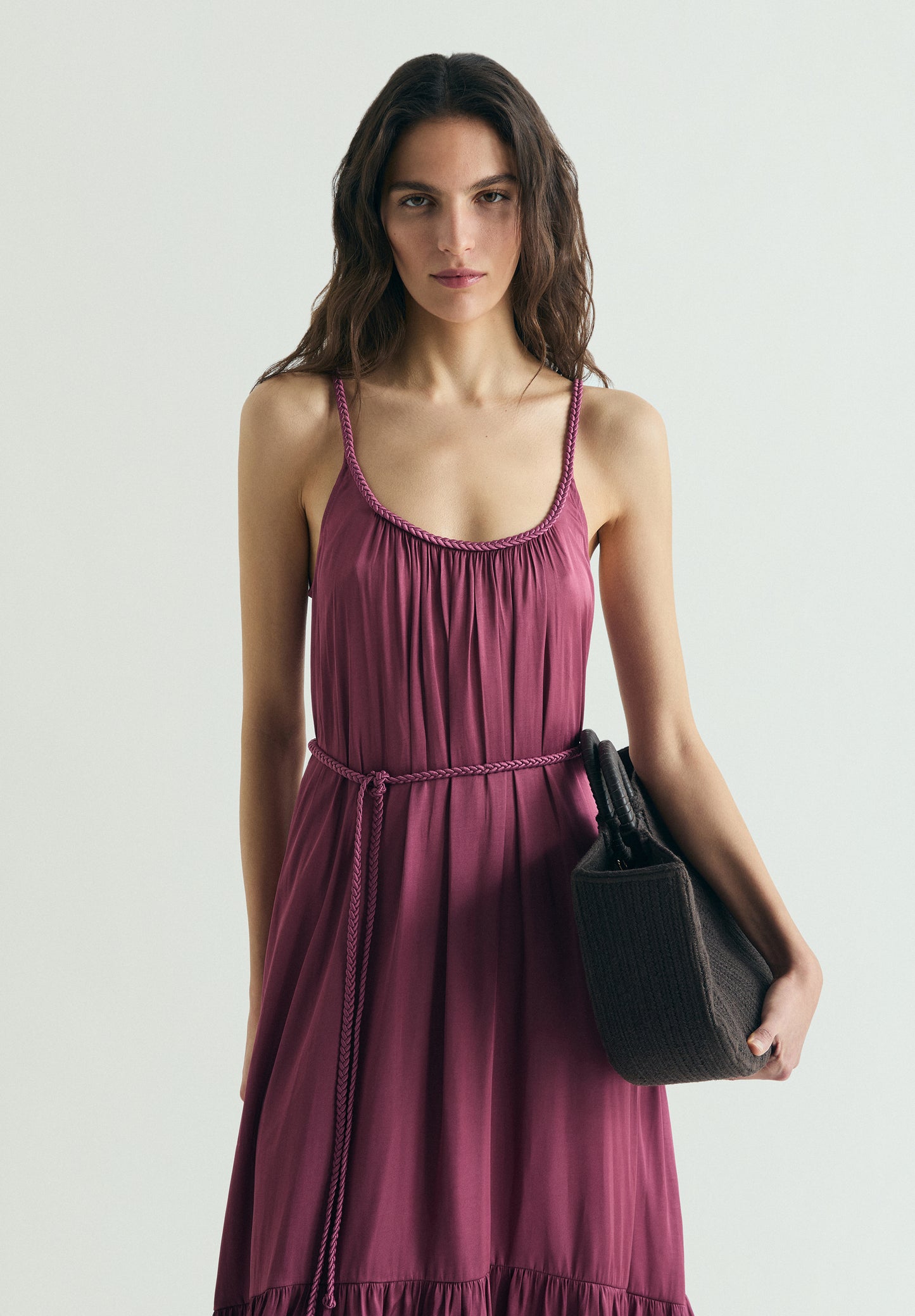 SCSLIP BRAID LACE DRESS