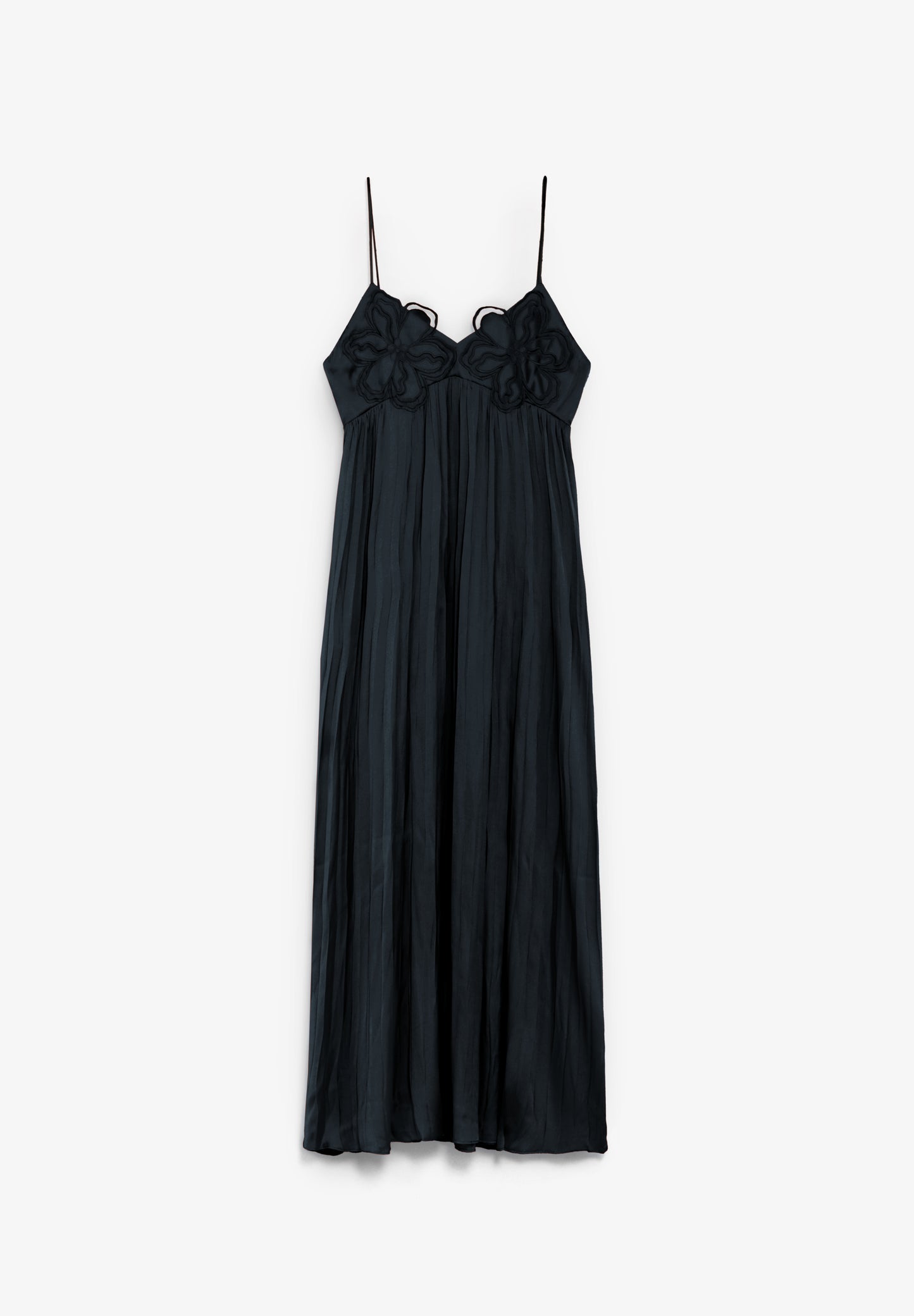 VESTIDO MIDI DETALLE FLORAL