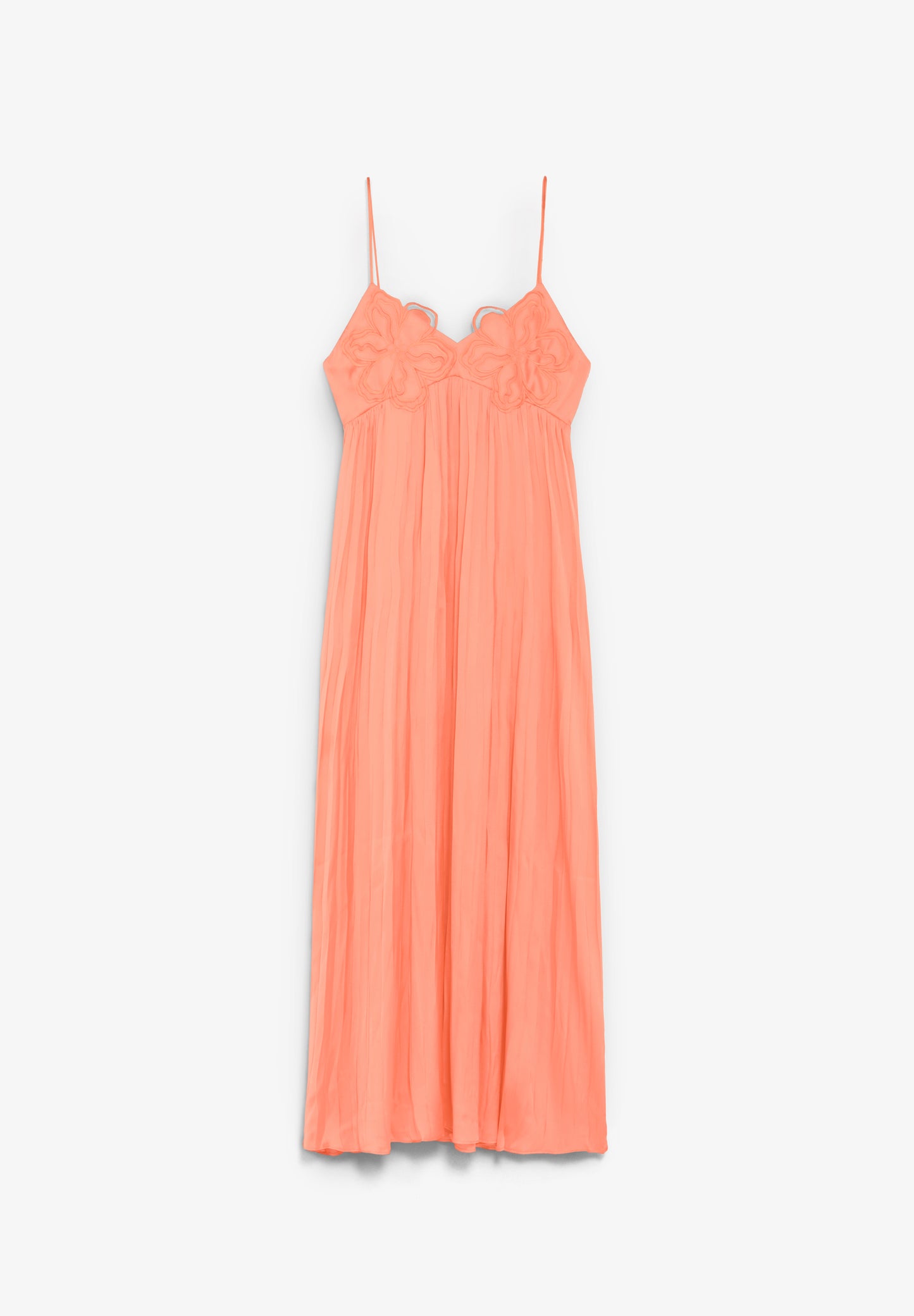 VESTIDO MIDI DETALLE FLORAL