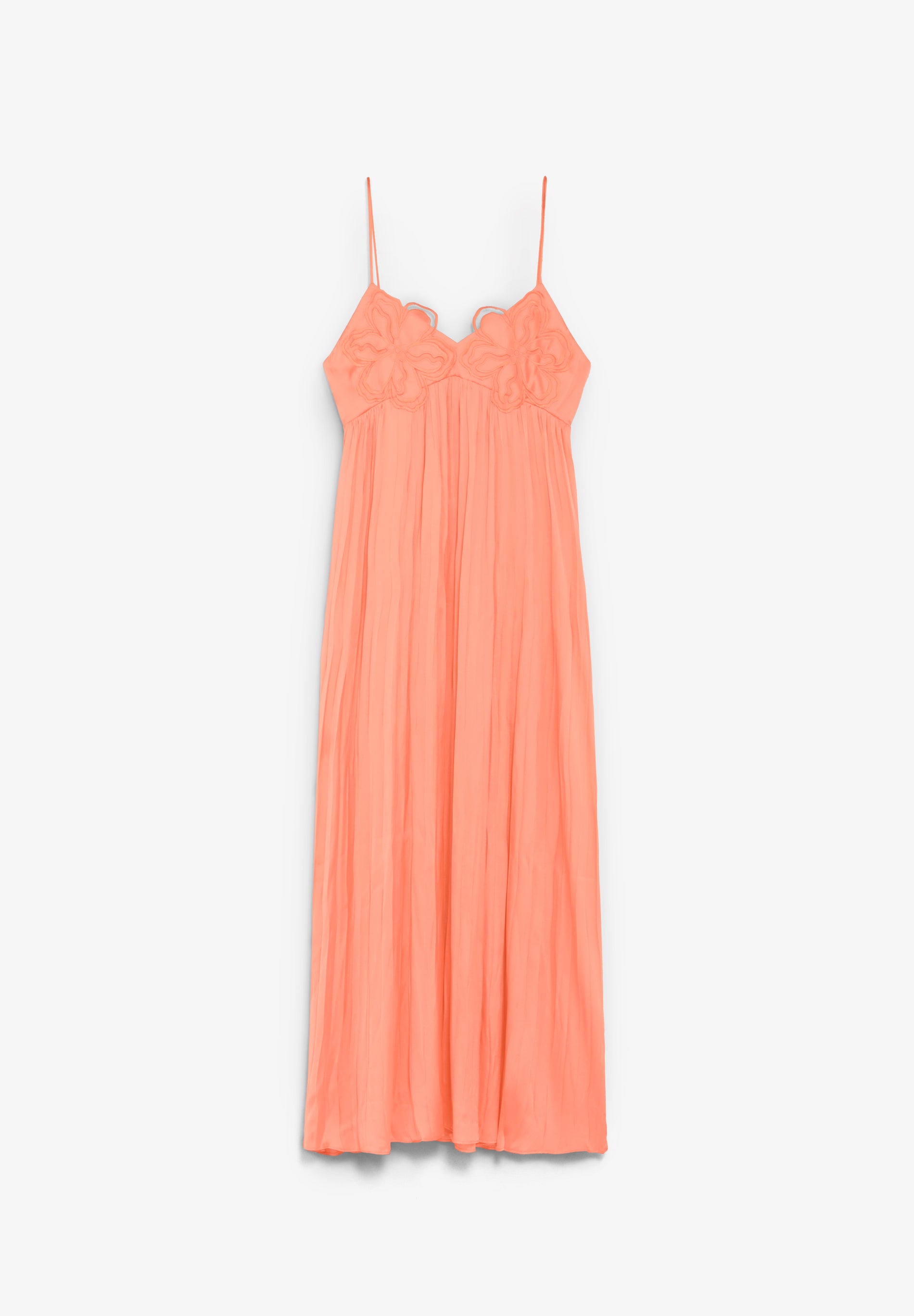 VESTIDO MIDI DETALLE FLORAL